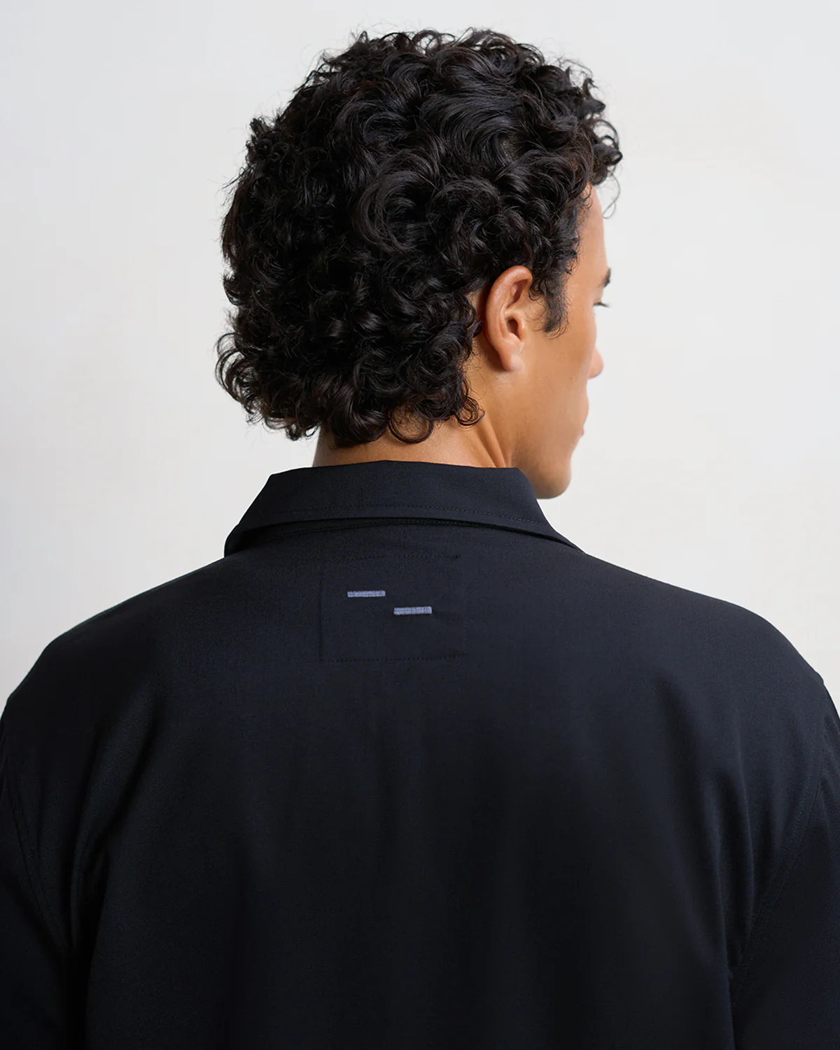 Coach Jacket Twill Wool Black - Image 5