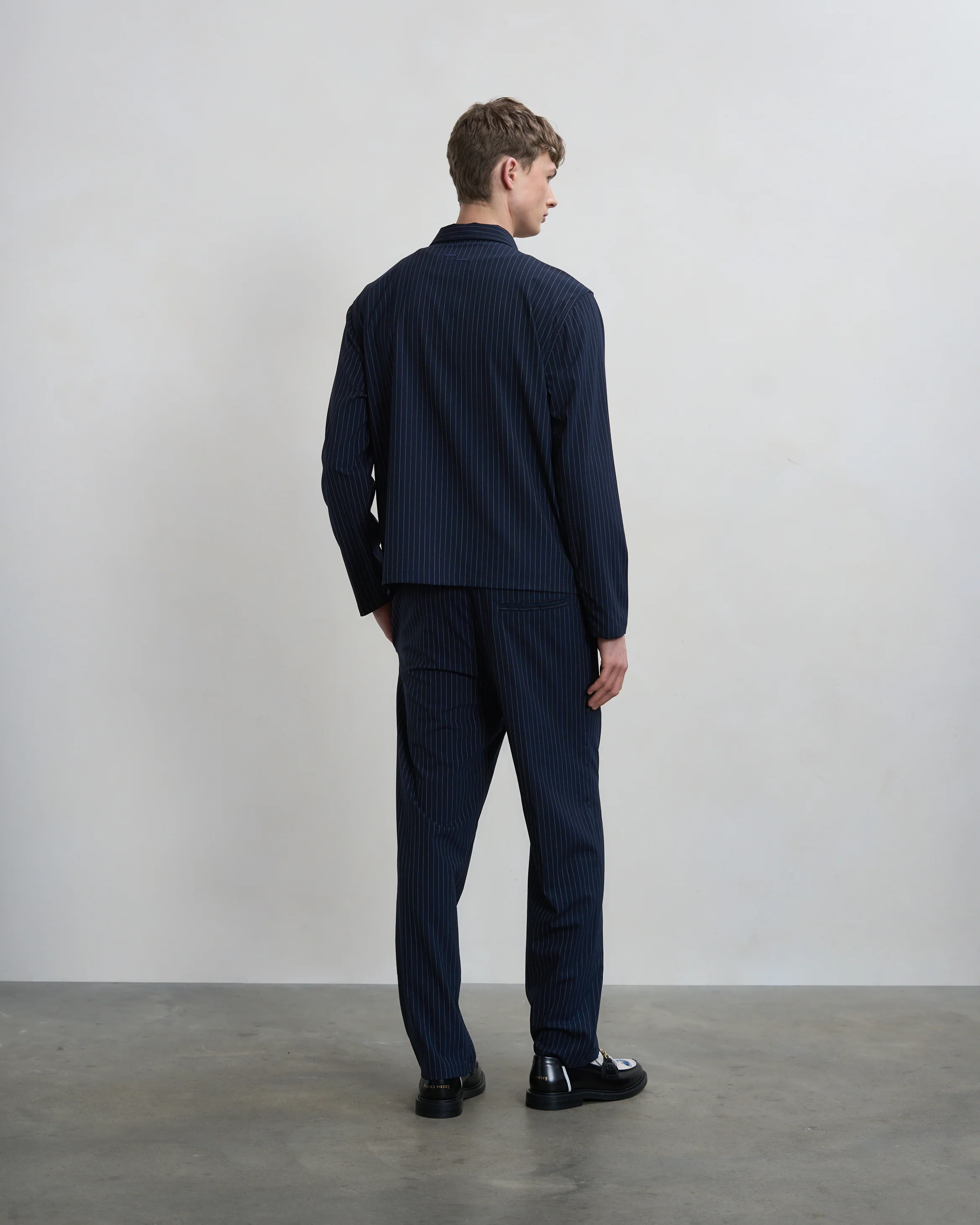 Coach Pants Pinstripe Maritime Blue - Image 7