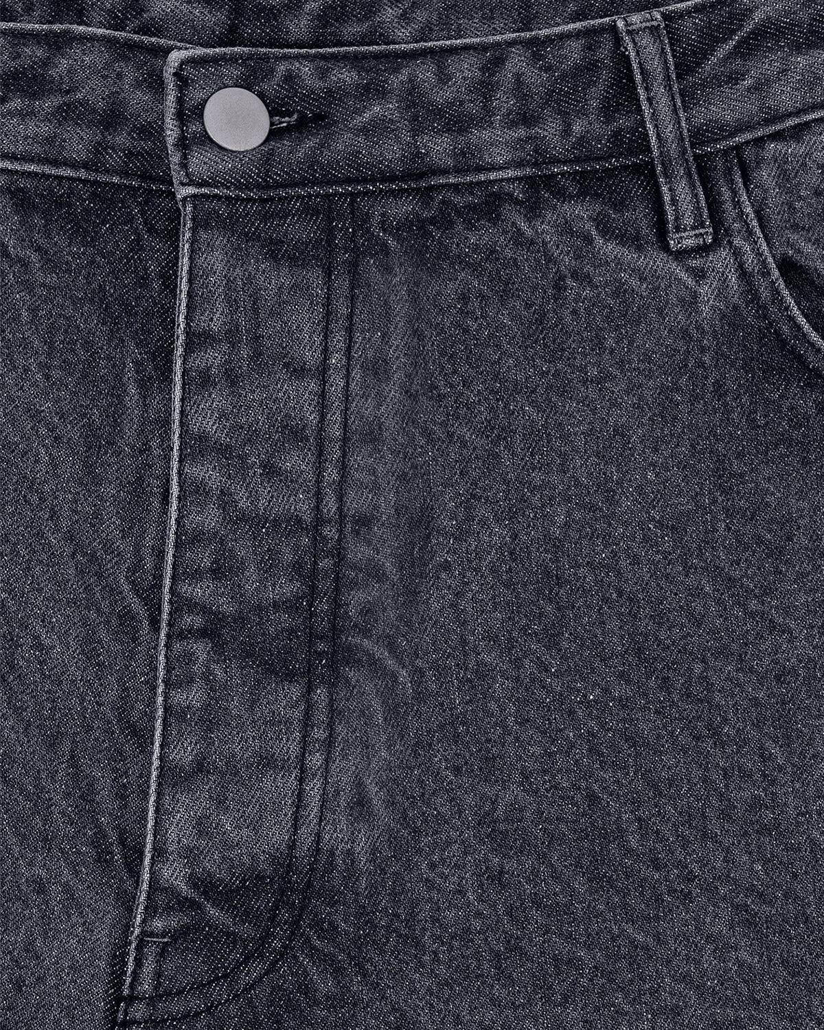 Denim Pants Washed Black - Image 3
