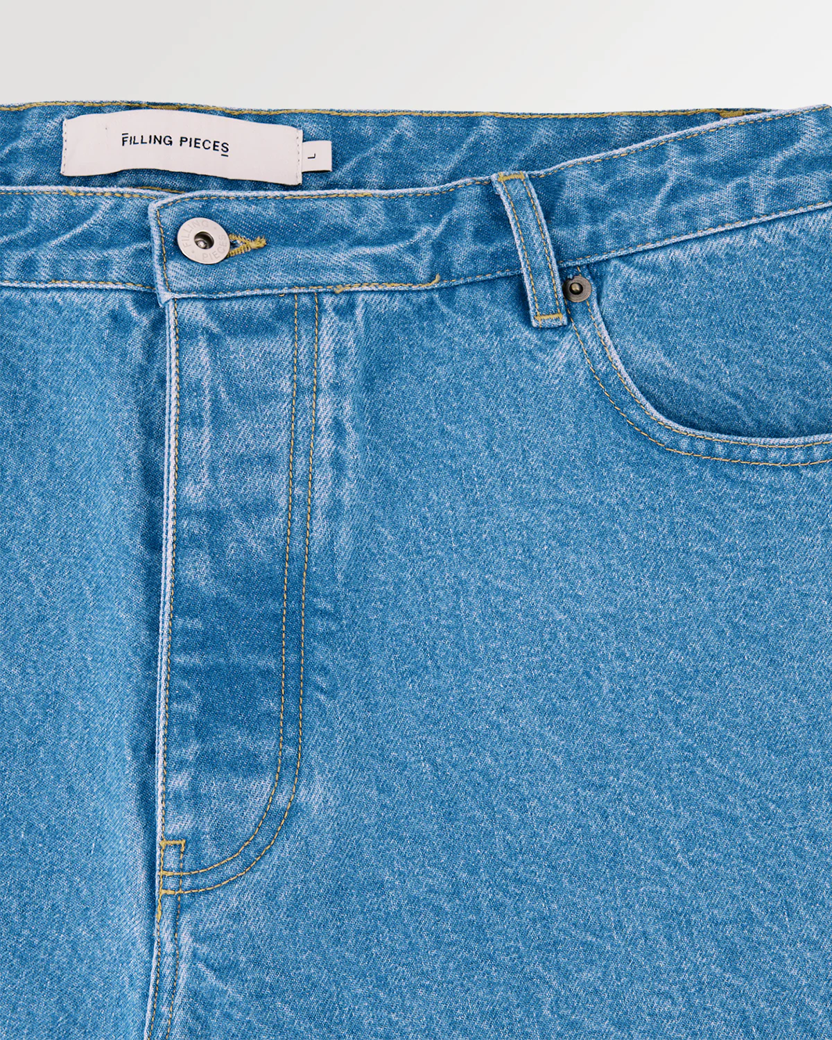 Denim Pants Washed Indigo - Image 3