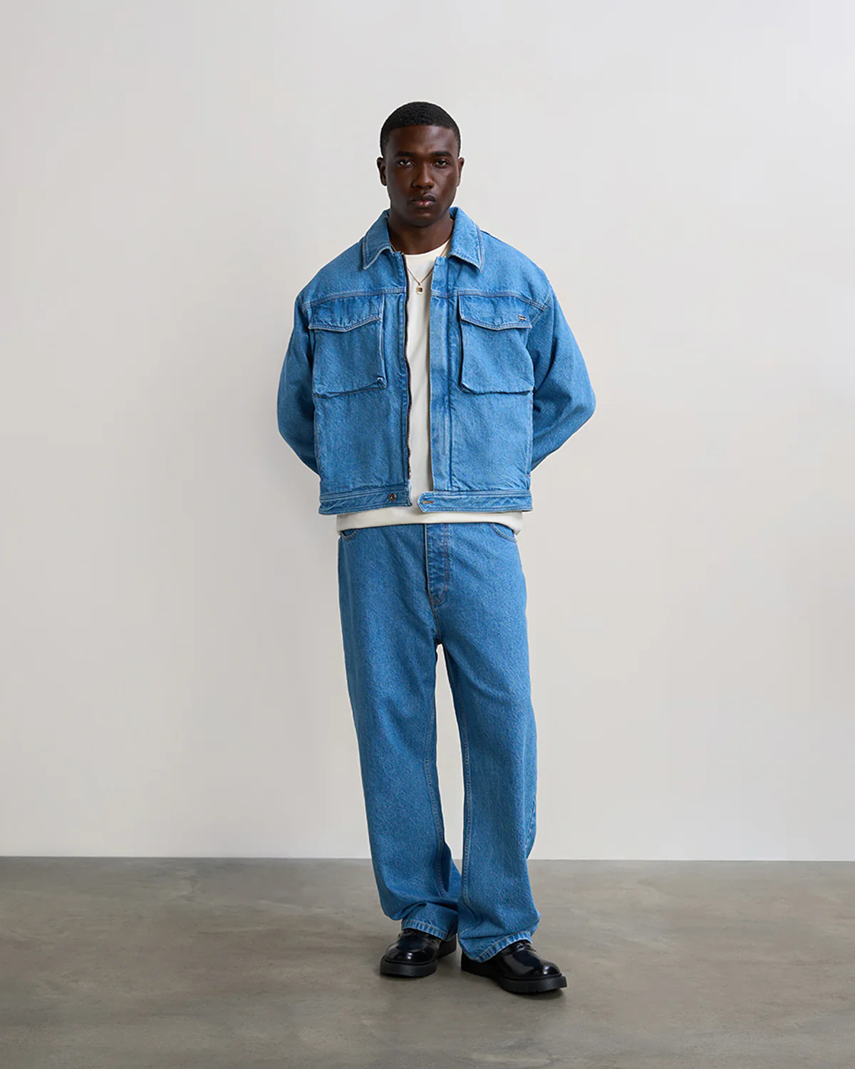 Denim Pants Washed Indigo - Image 4