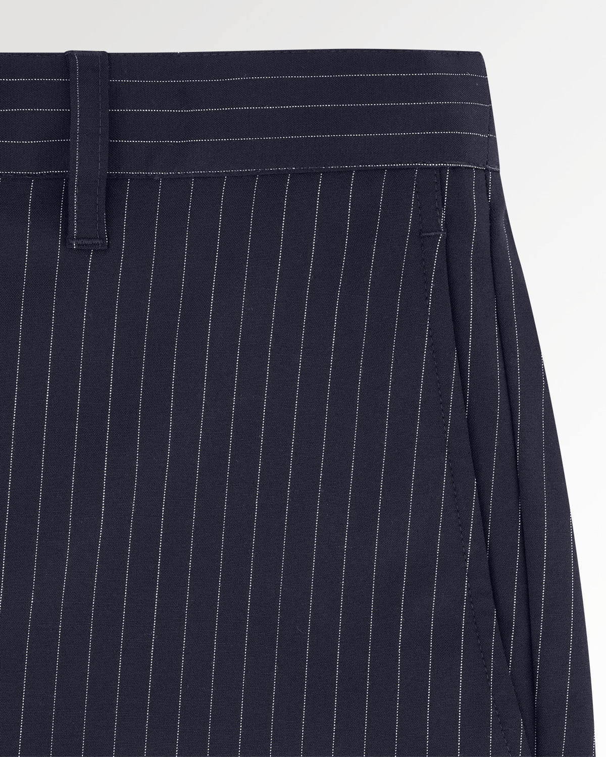 Drapy Pants Pinstripe Blue - Image 3