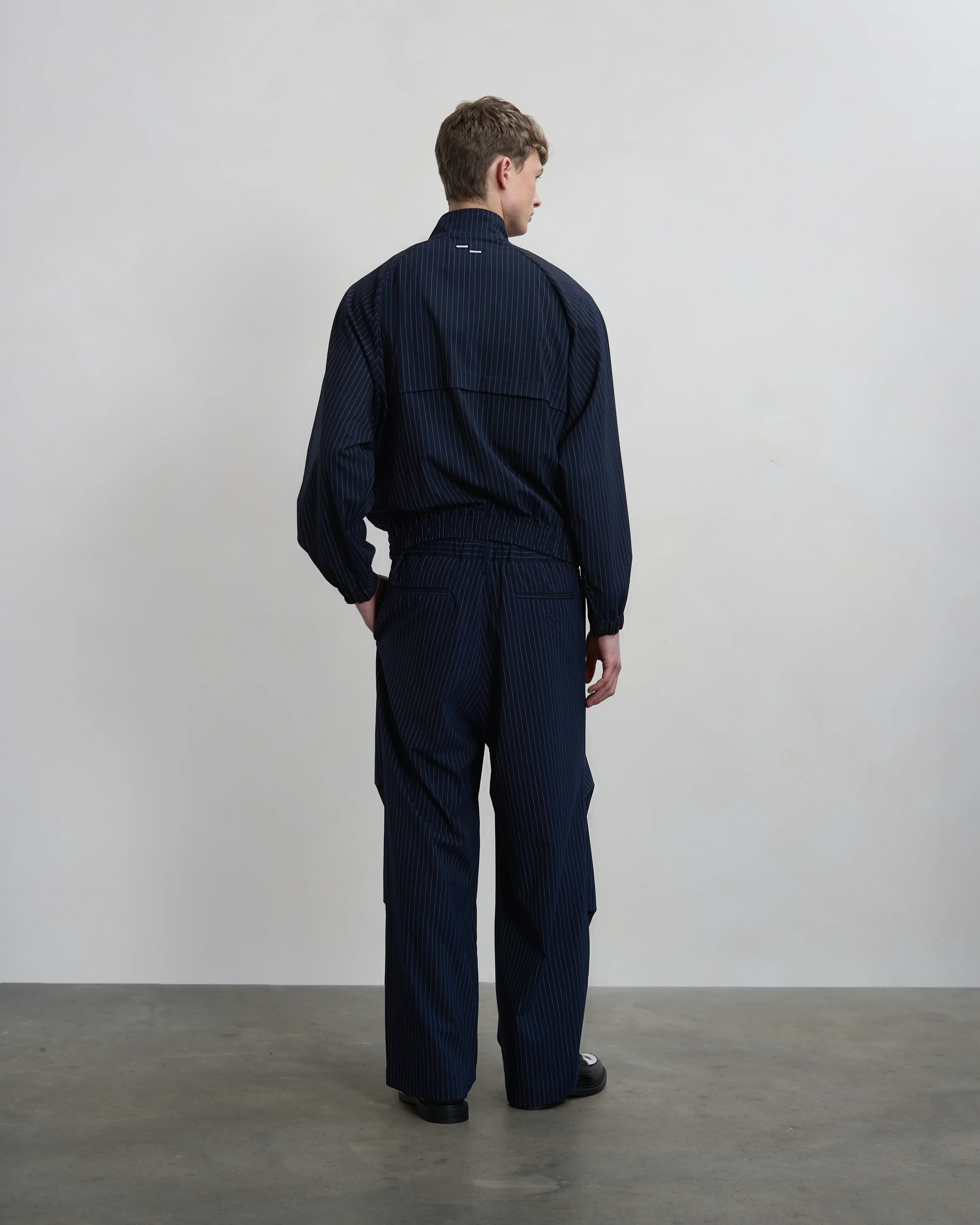 Drapy Pants Pinstripe Blue - Image 5
