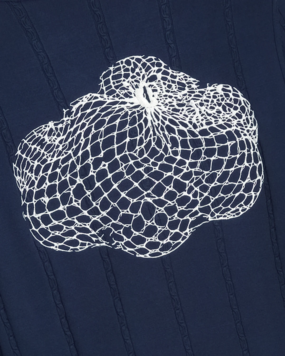 Knit Football Jersey Navy - Image 2