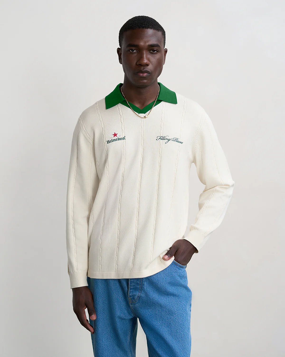 Knit Jersey Heineken Antique White - Image 4