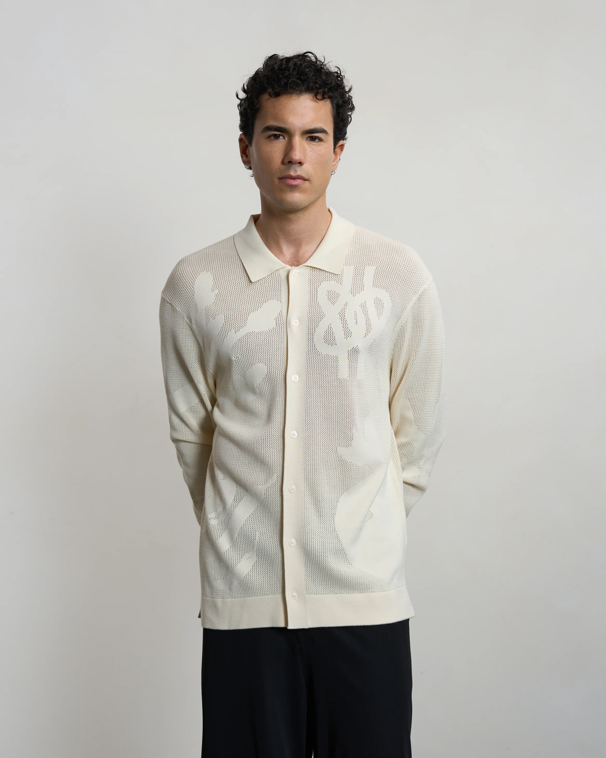 Knit Longsleeve Breaking Bread Antique White - Image 4