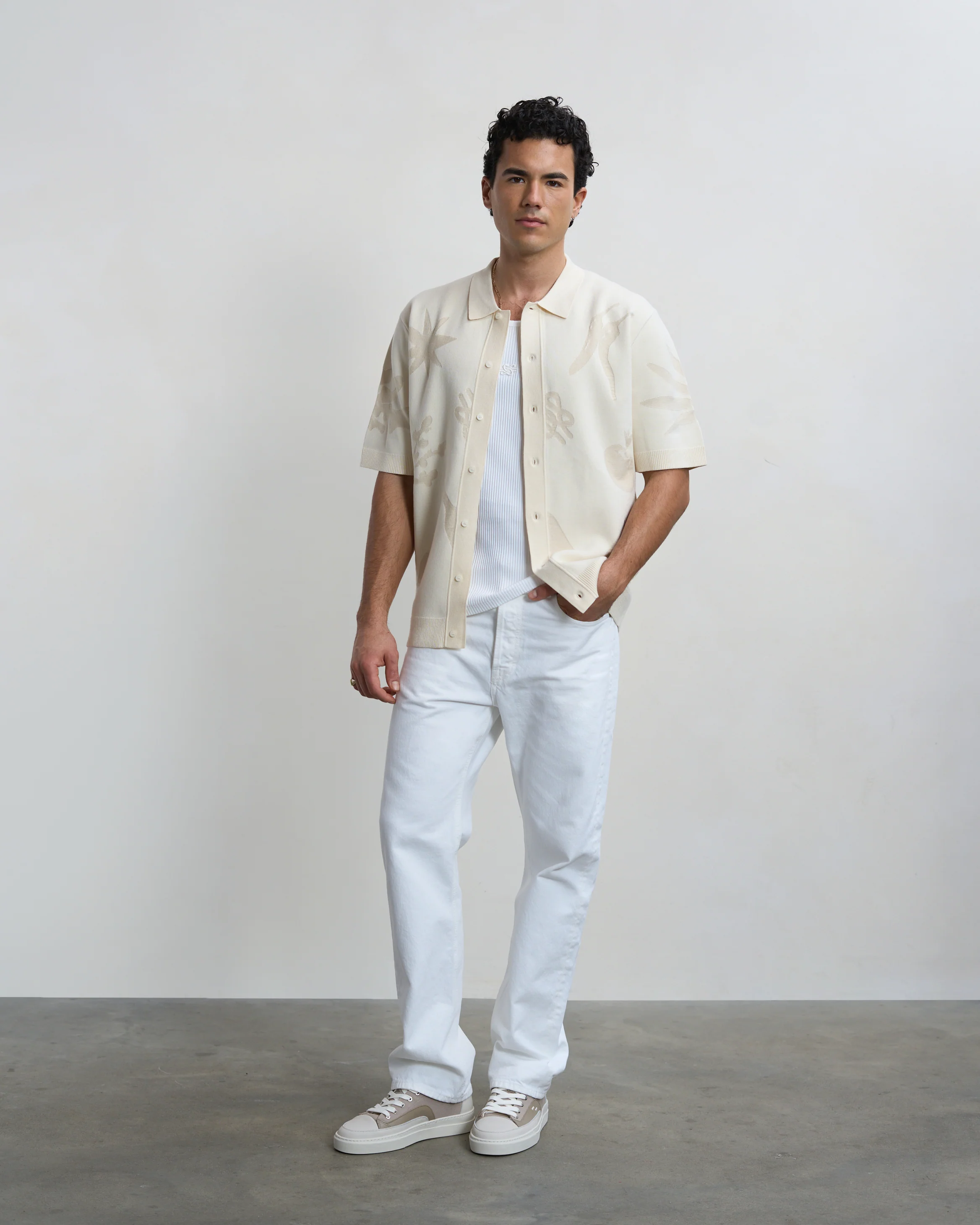Knit Shirt Breaking Bread Antique White - Image 4