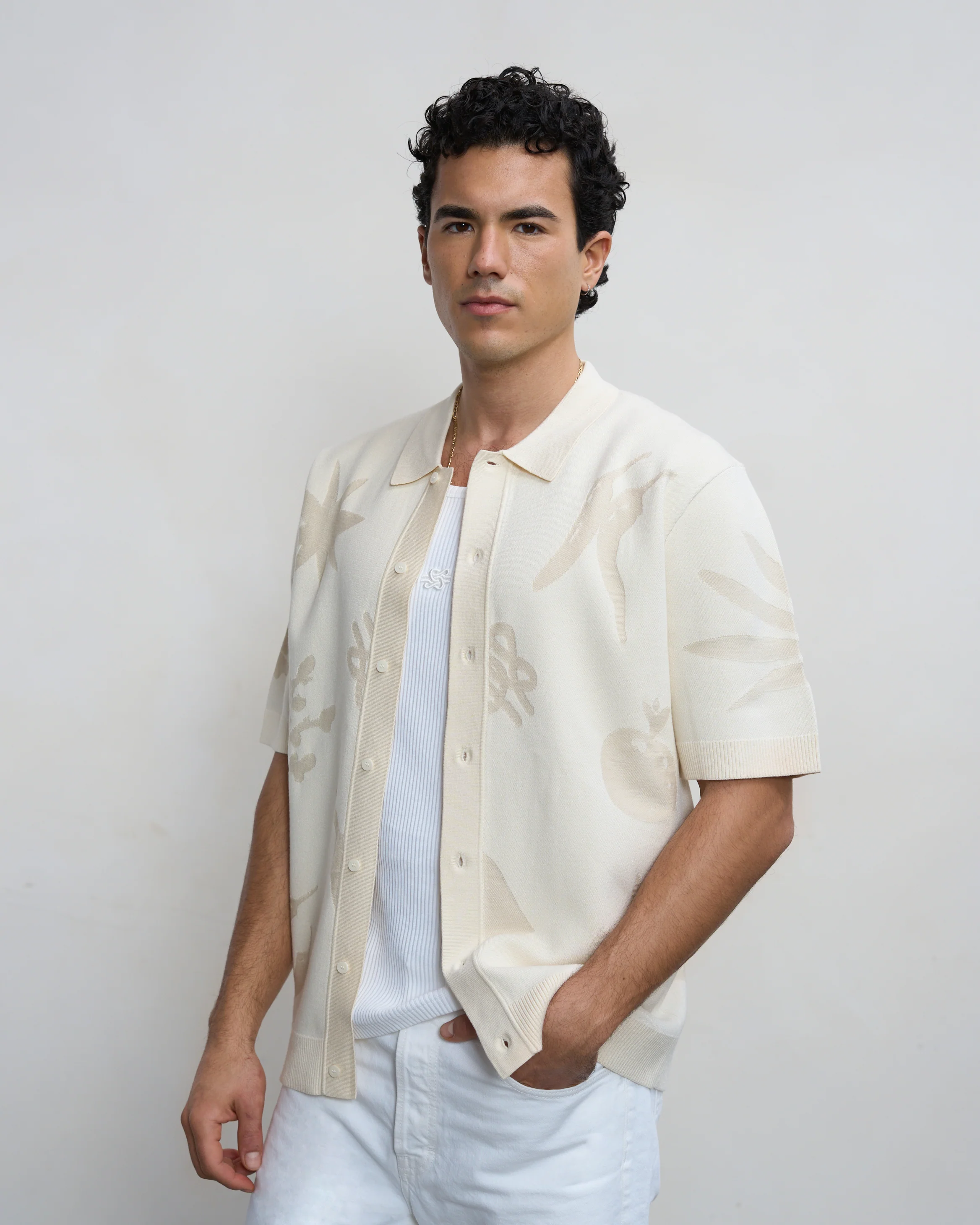 Knit Shirt Breaking Bread Antique White - Image 5