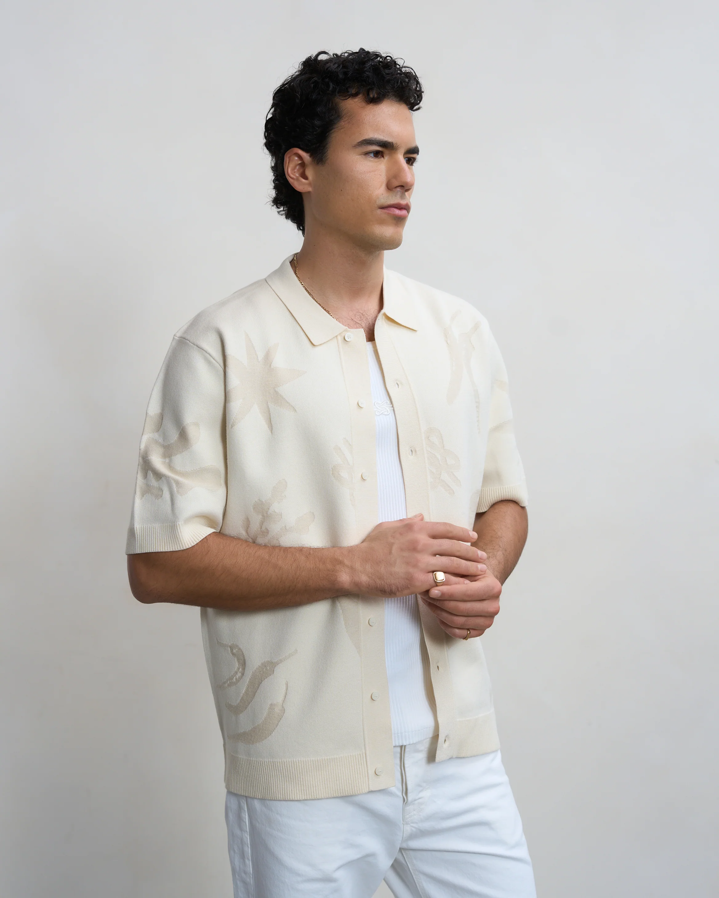 Knit Shirt Breaking Bread Antique White - Image 8