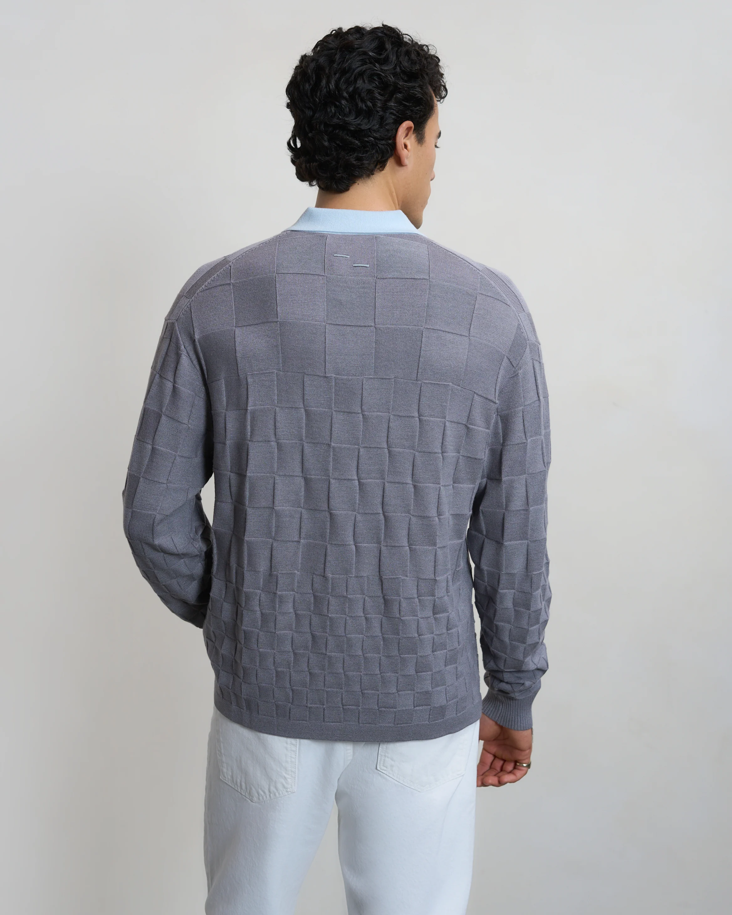 Knit Shirt Rugby Grey - Image 6