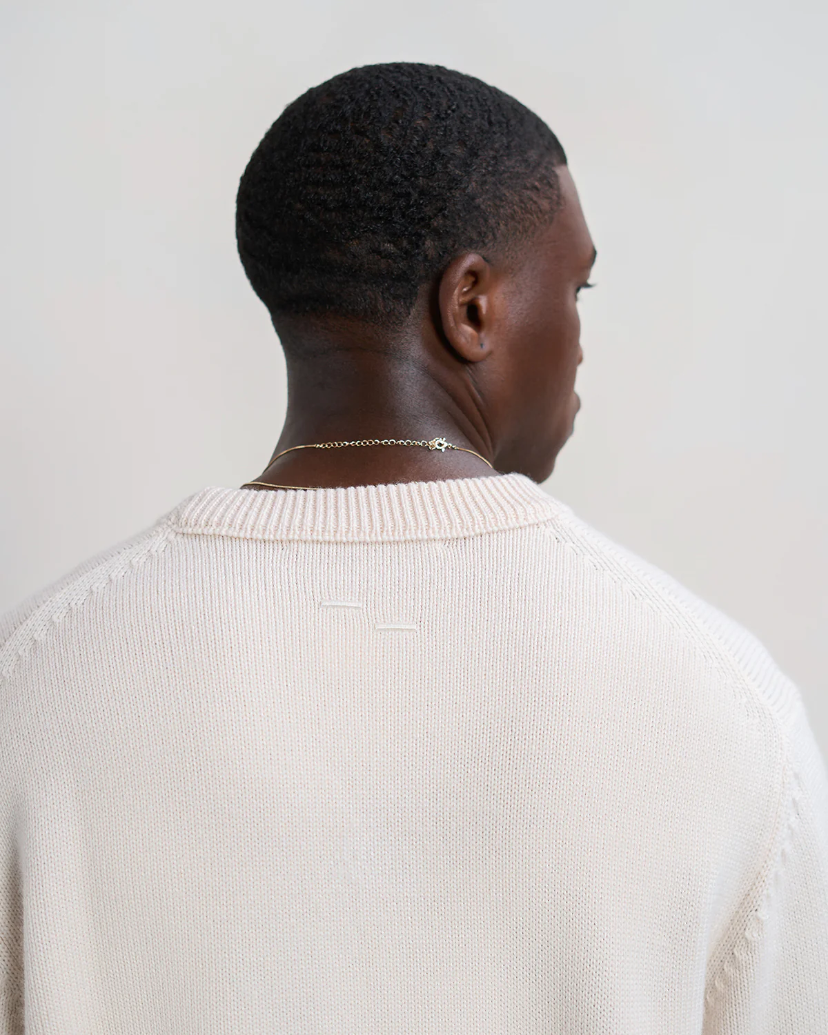 Knit Sweater Knot Antique White - Image 5