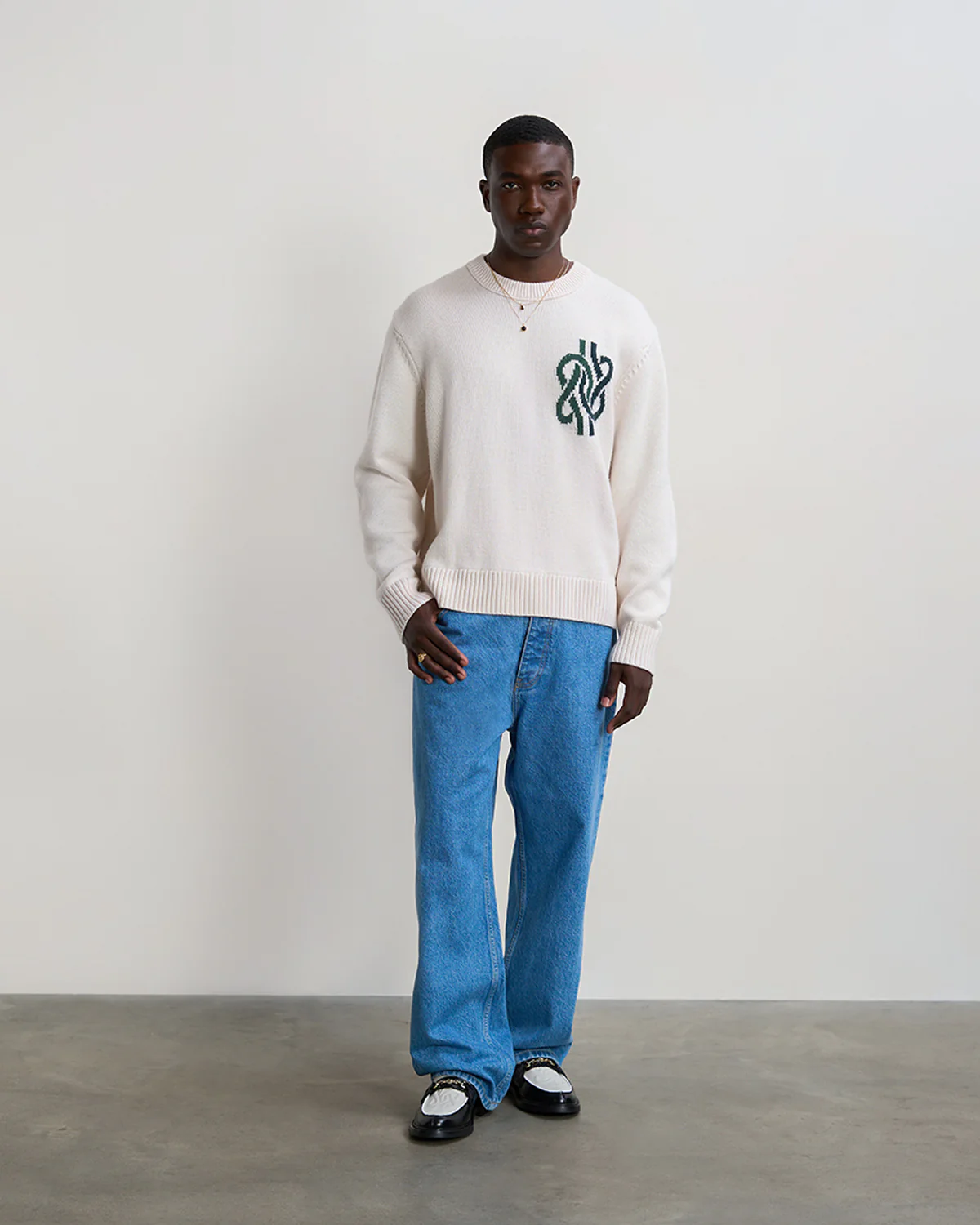 Knit Sweater Knot Antique White - Image 6