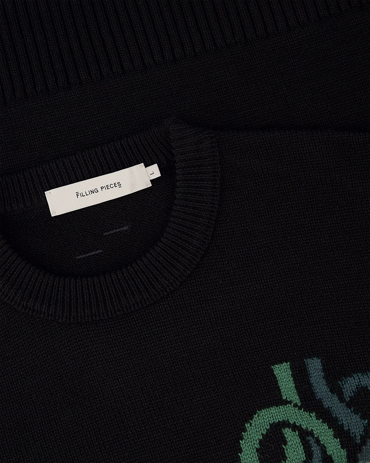 Knit Sweater Knot Black - Image 4