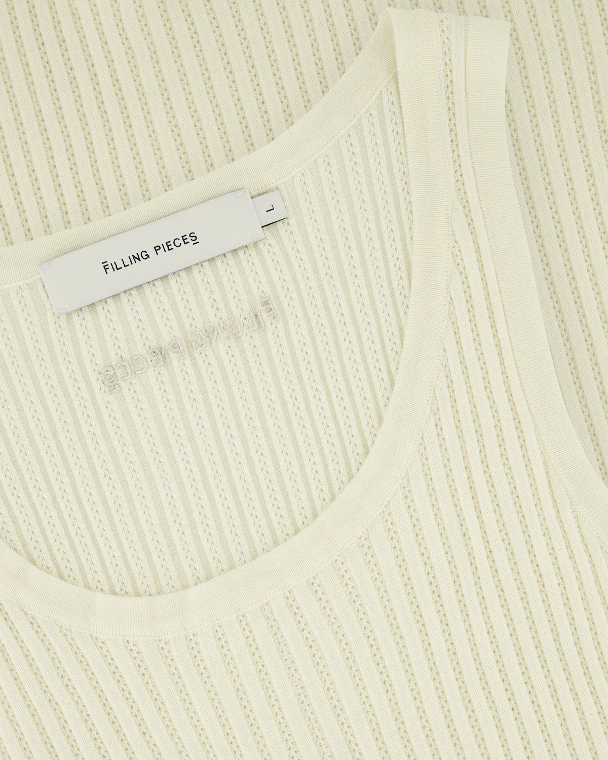 Knit Tank Top Antique White - Image 3