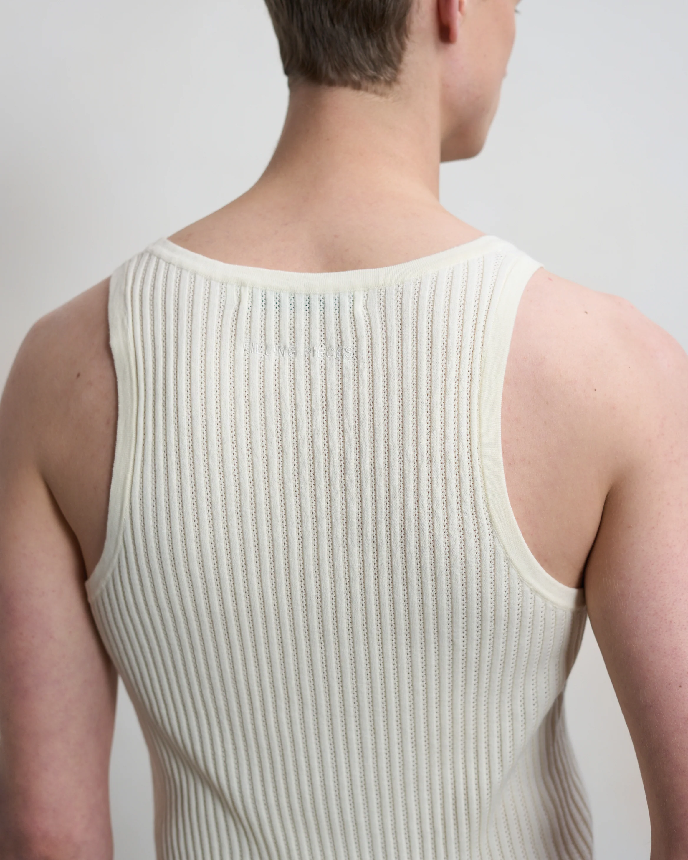 Knit Tank Top Antique White - Image 6