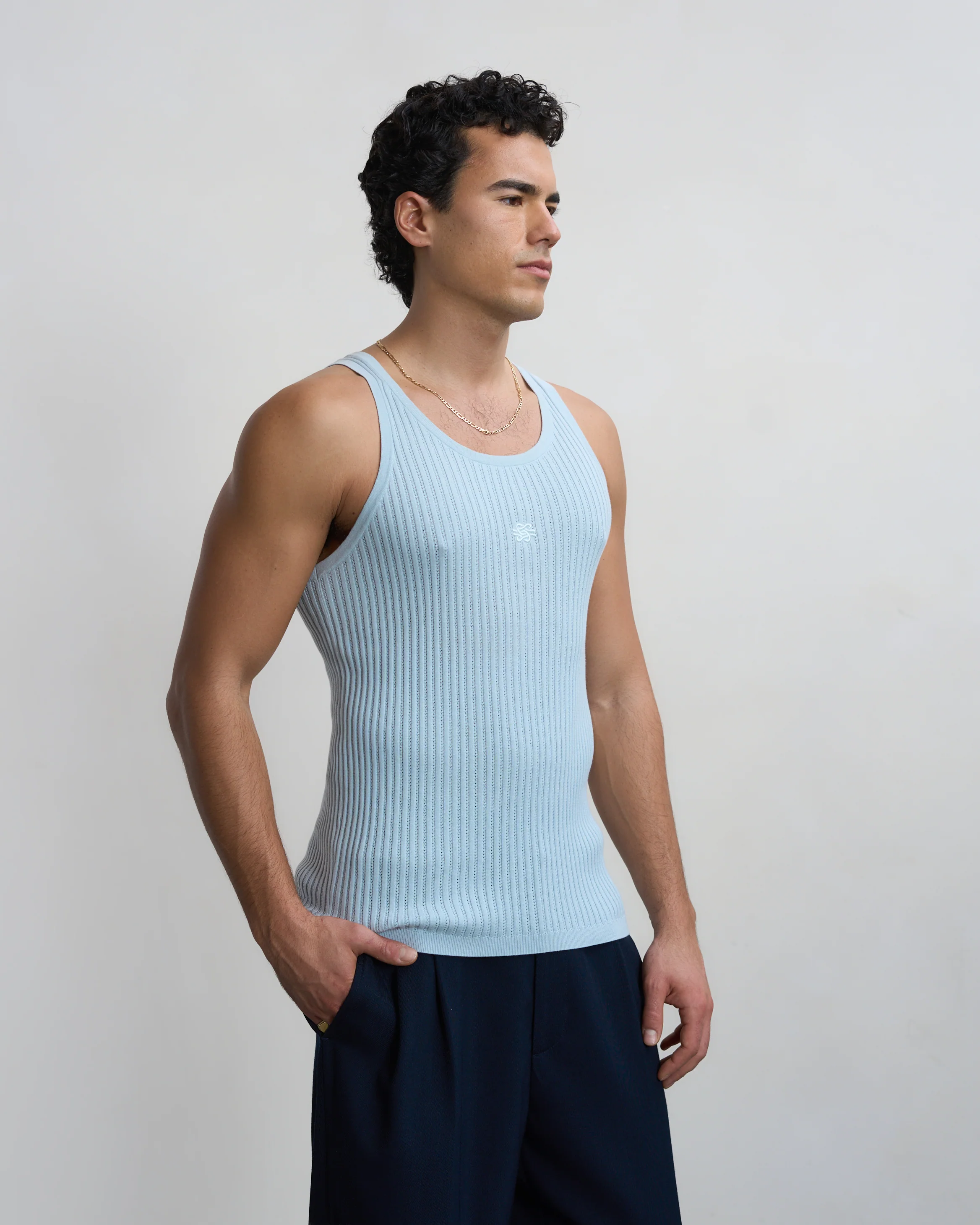 Knit Tank Top Skyway - Image 5