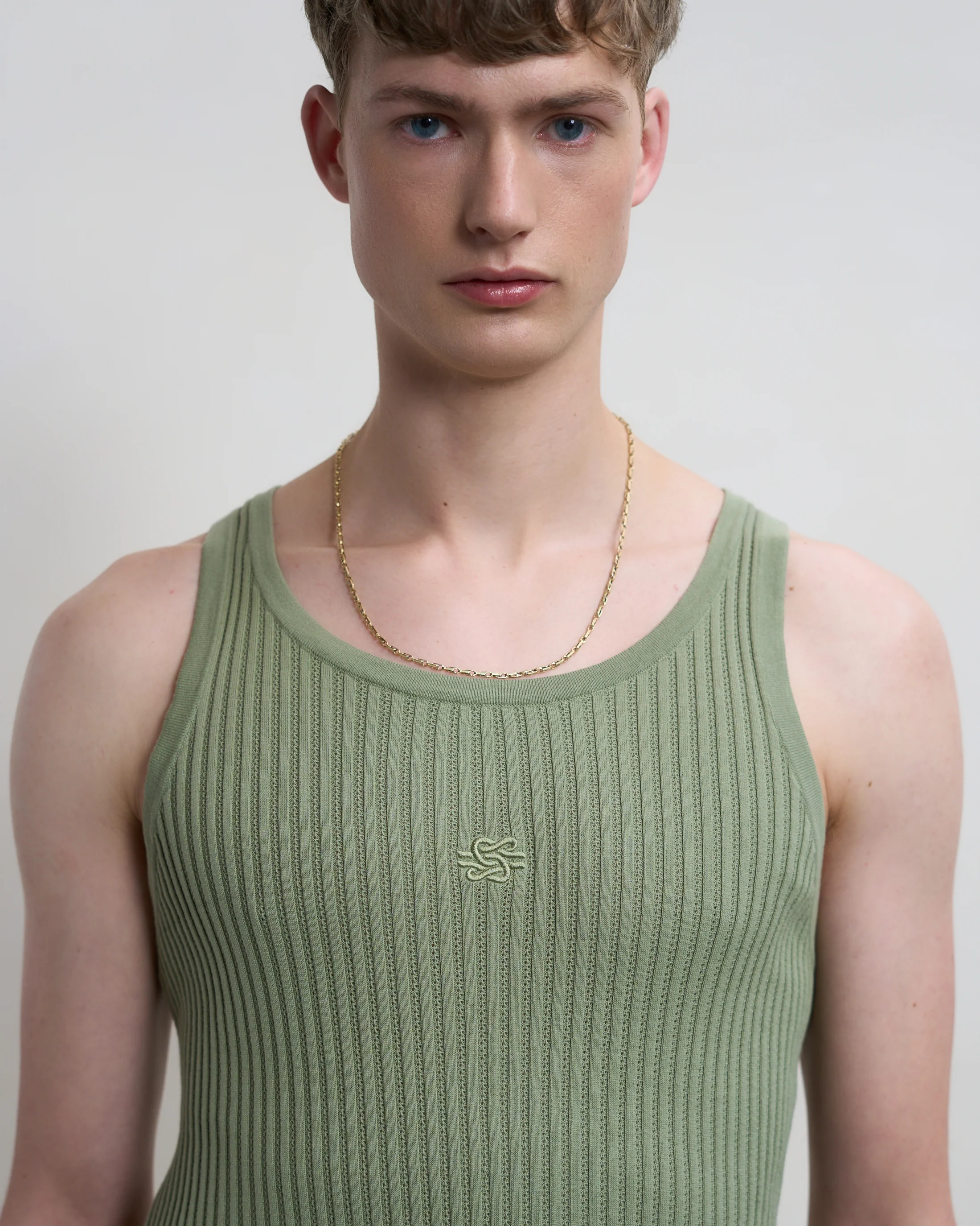 Knit Tank Top Tea - Image 6