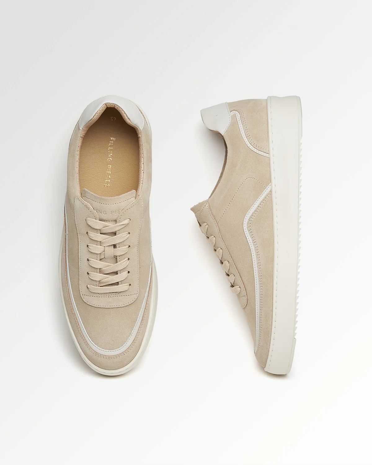 Mondo Stack Suede Beige - Image 2
