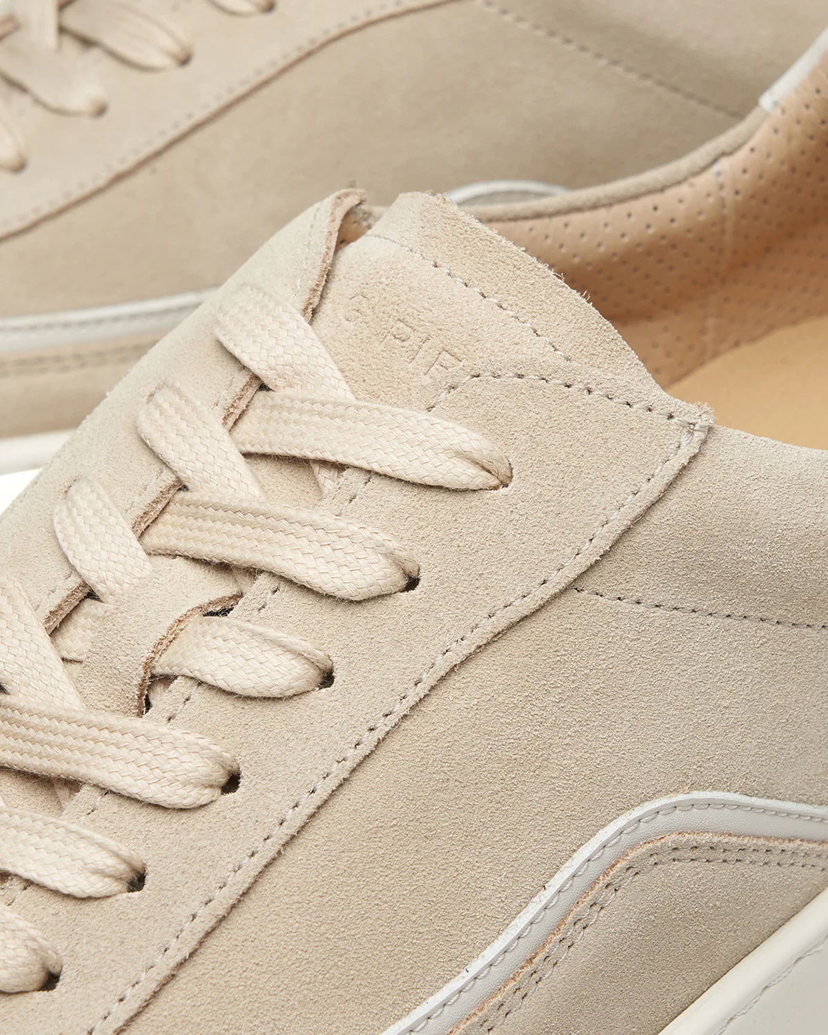 Mondo Stack Suede Beige - Image 3