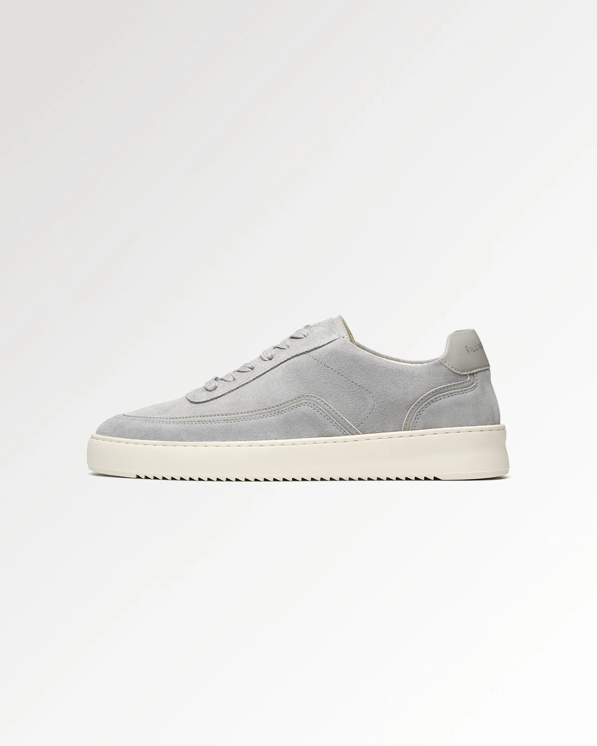 Mondo Stack Suede Light Grey