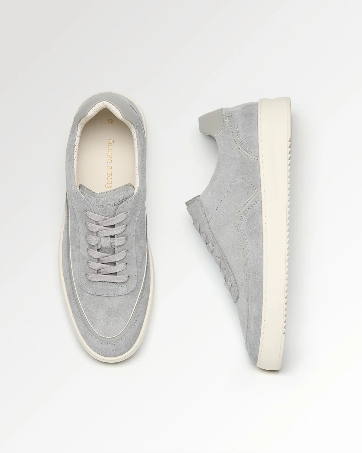 Mondo Stack Suede Light Grey - Image 2