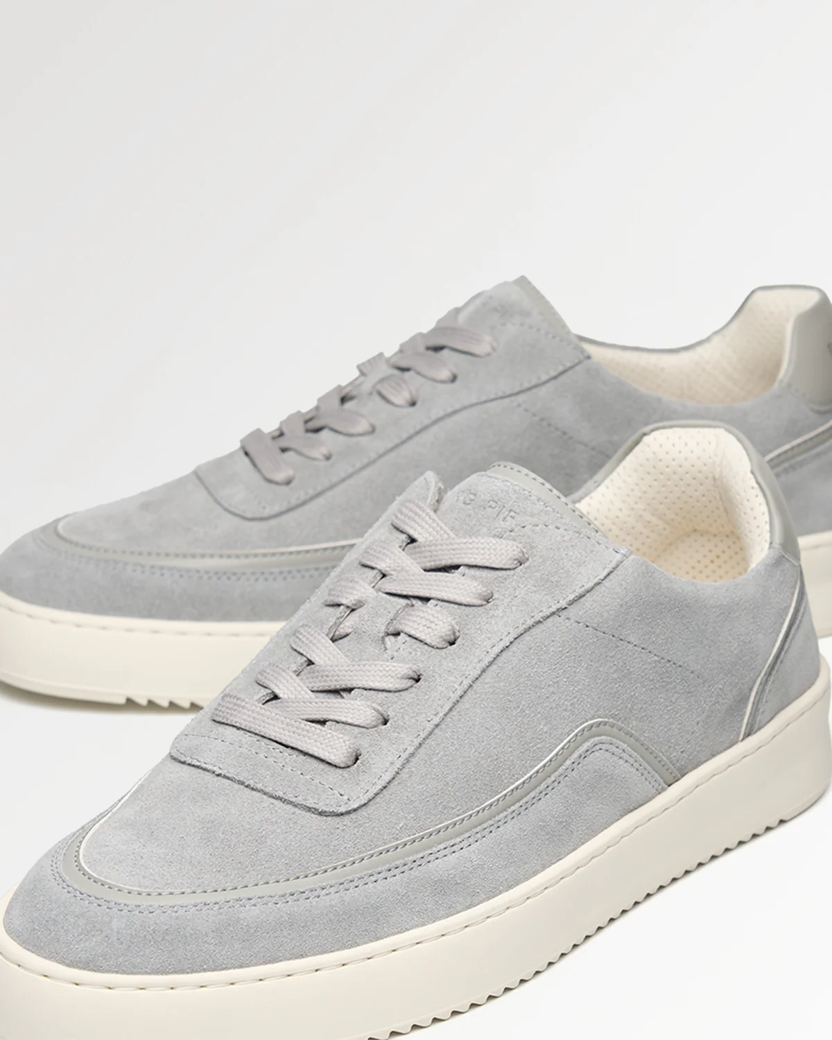 Mondo Stack Suede Light Grey - Image 3
