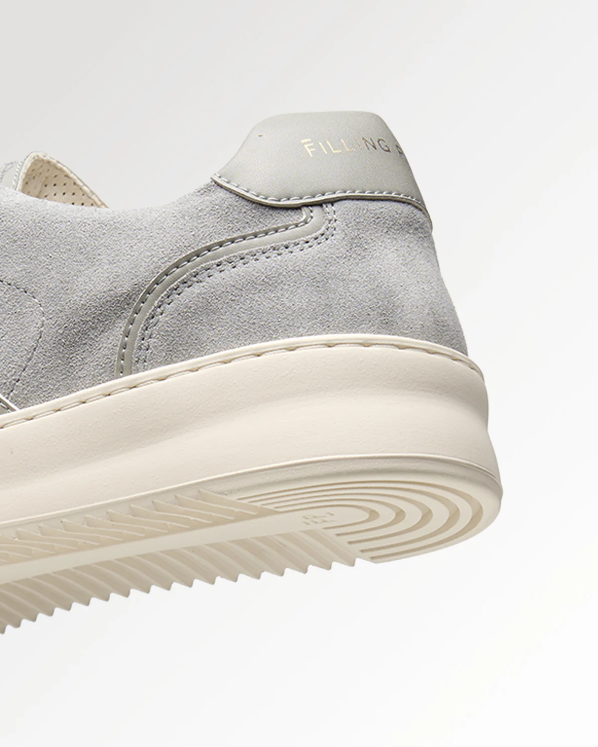 Mondo Stack Suede Light Grey - Image 4