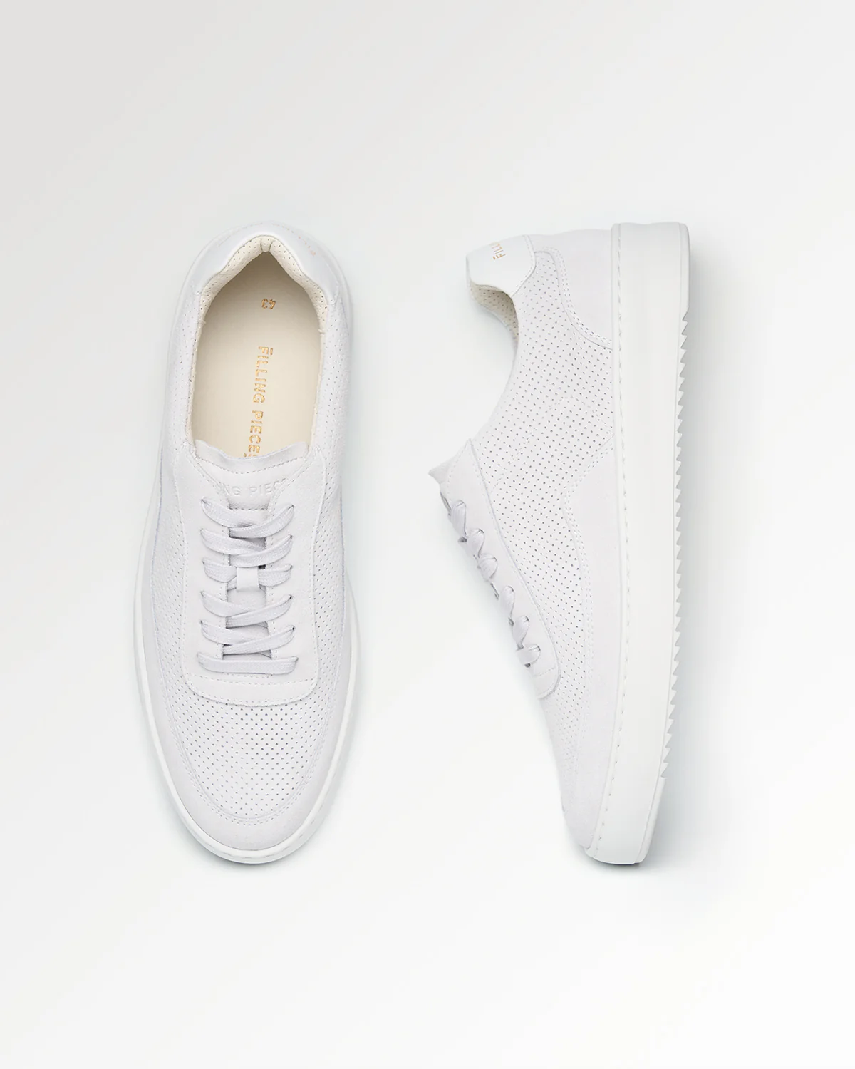 Mondo Suede Perforated White - Image 2