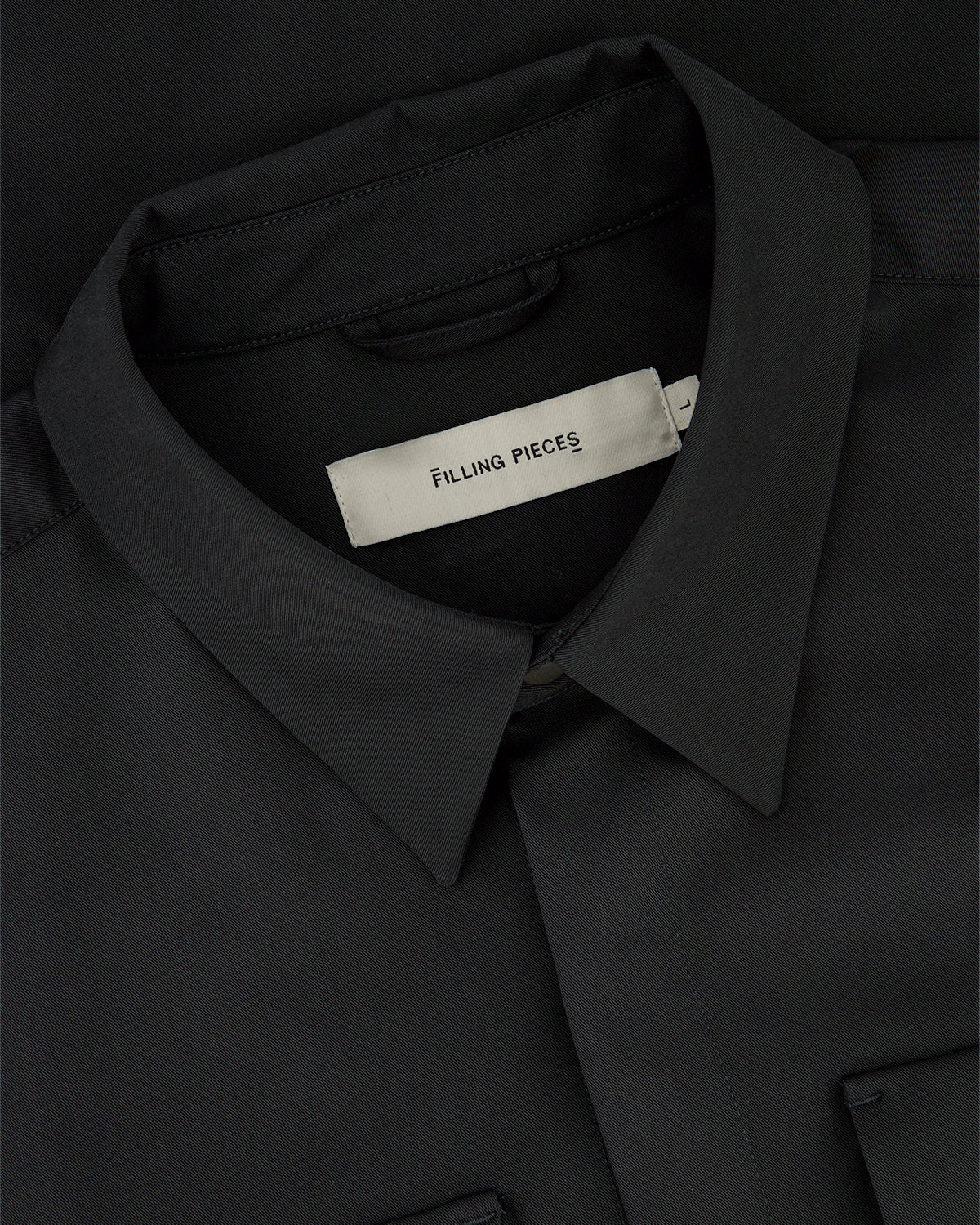 Resort Shirt Drapy Black - Image 3