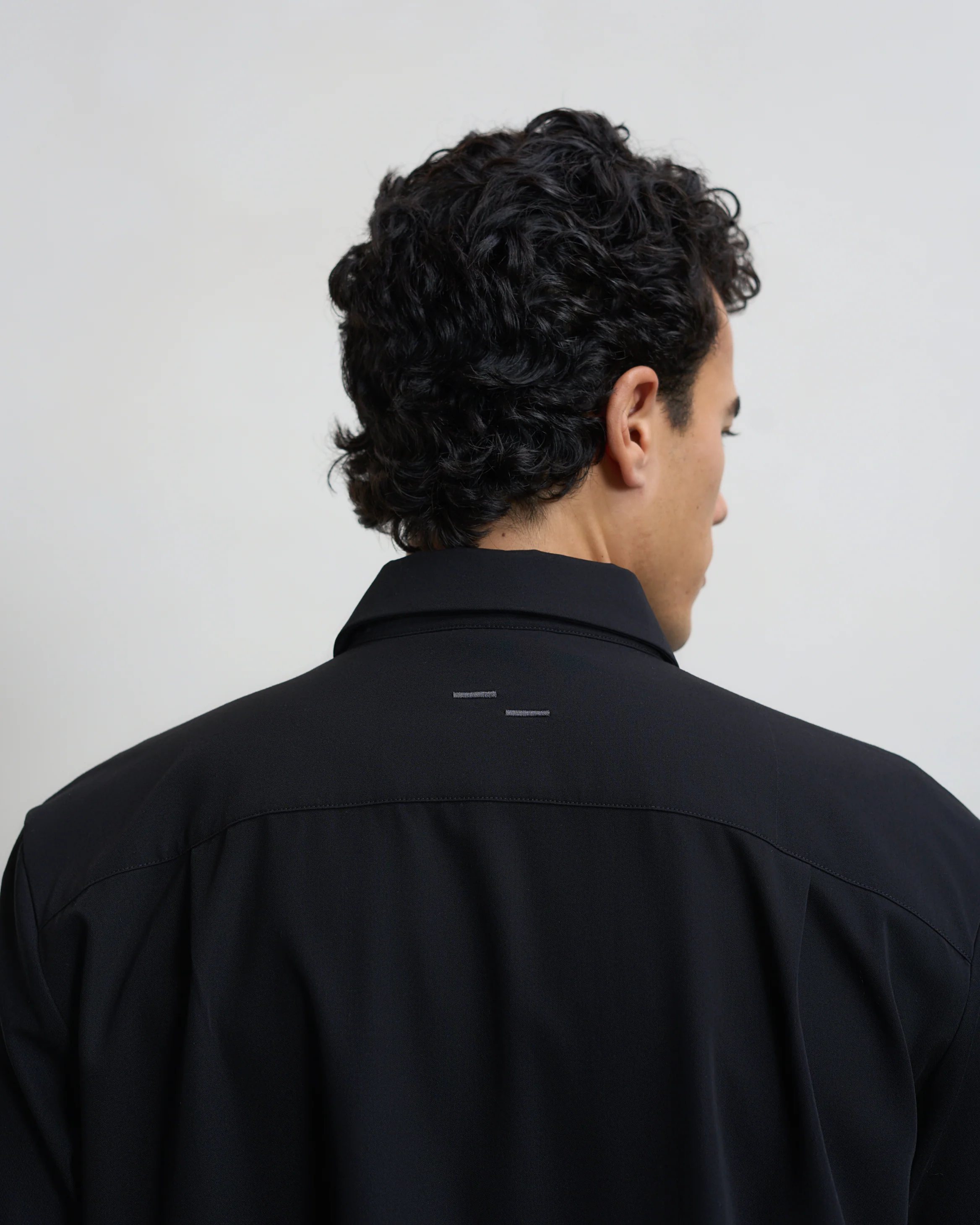 Resort Shirt Drapy Black - Image 6