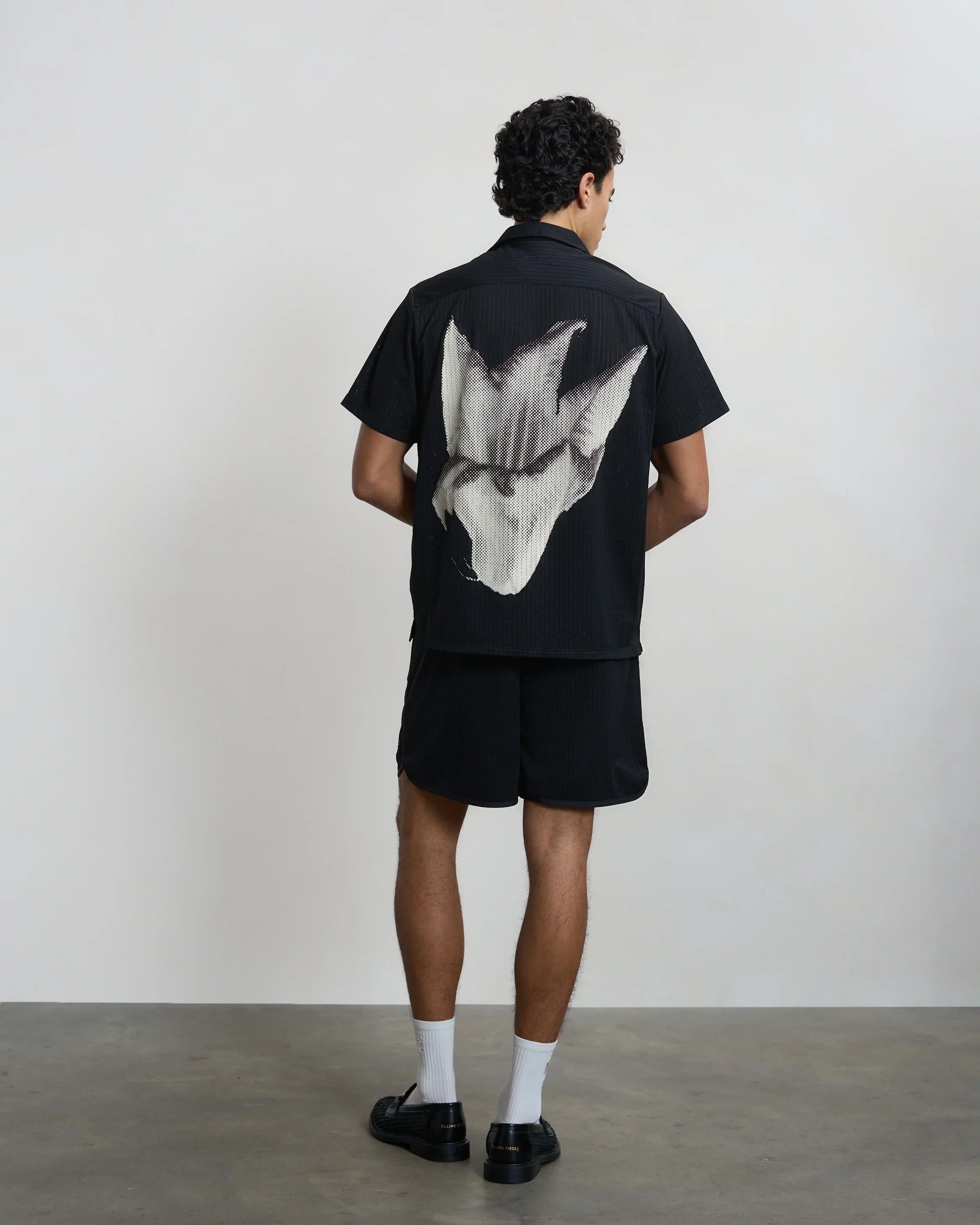 Resort Shirt Mesh Black - Image 8
