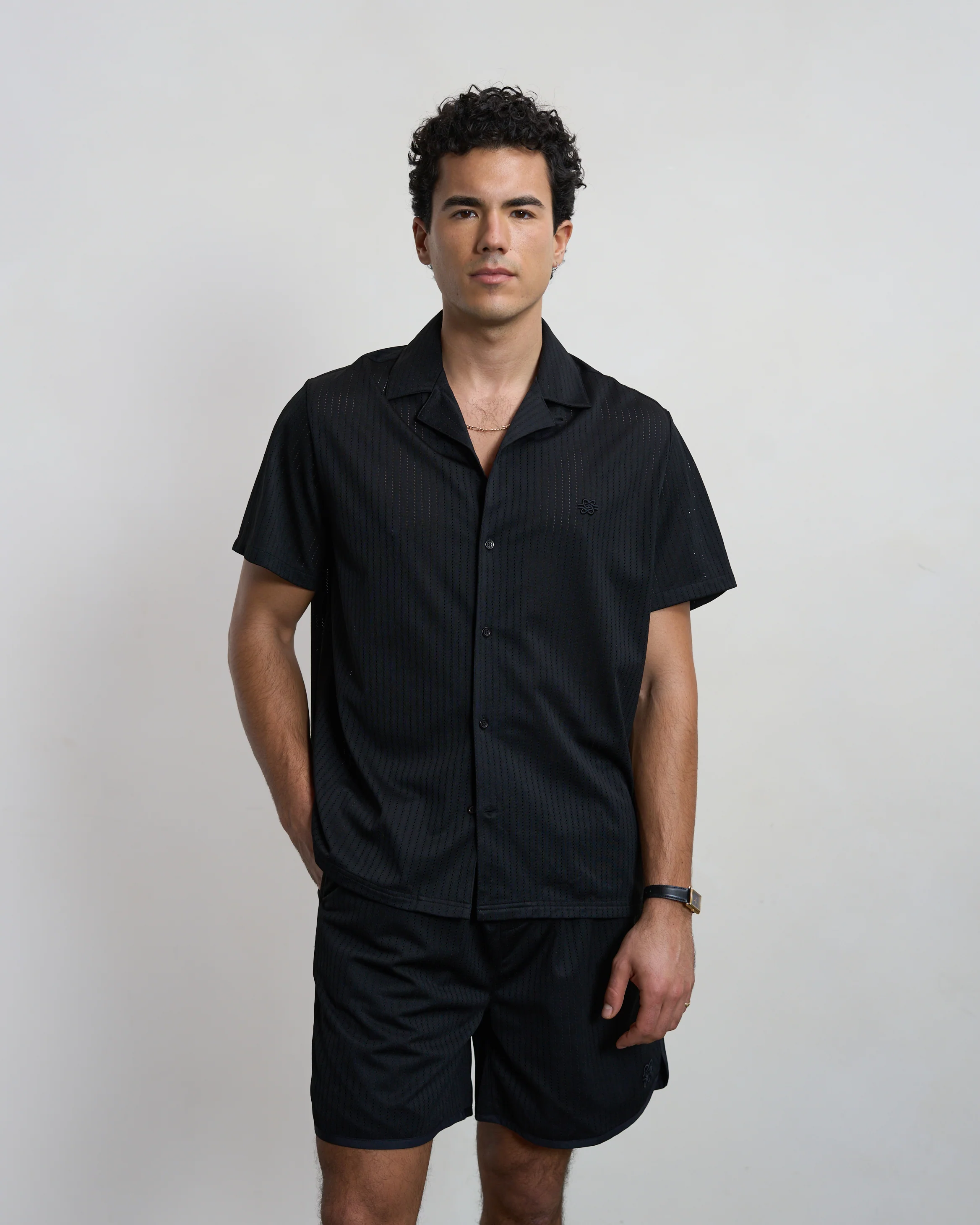Resort Shorts Mesh Black - Image 4
