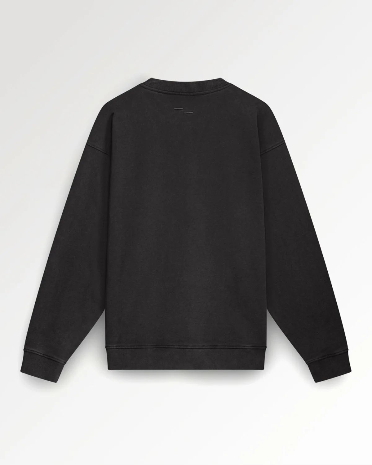 Sweatshirt Boxy Embroidered Vintage Black - Image 3