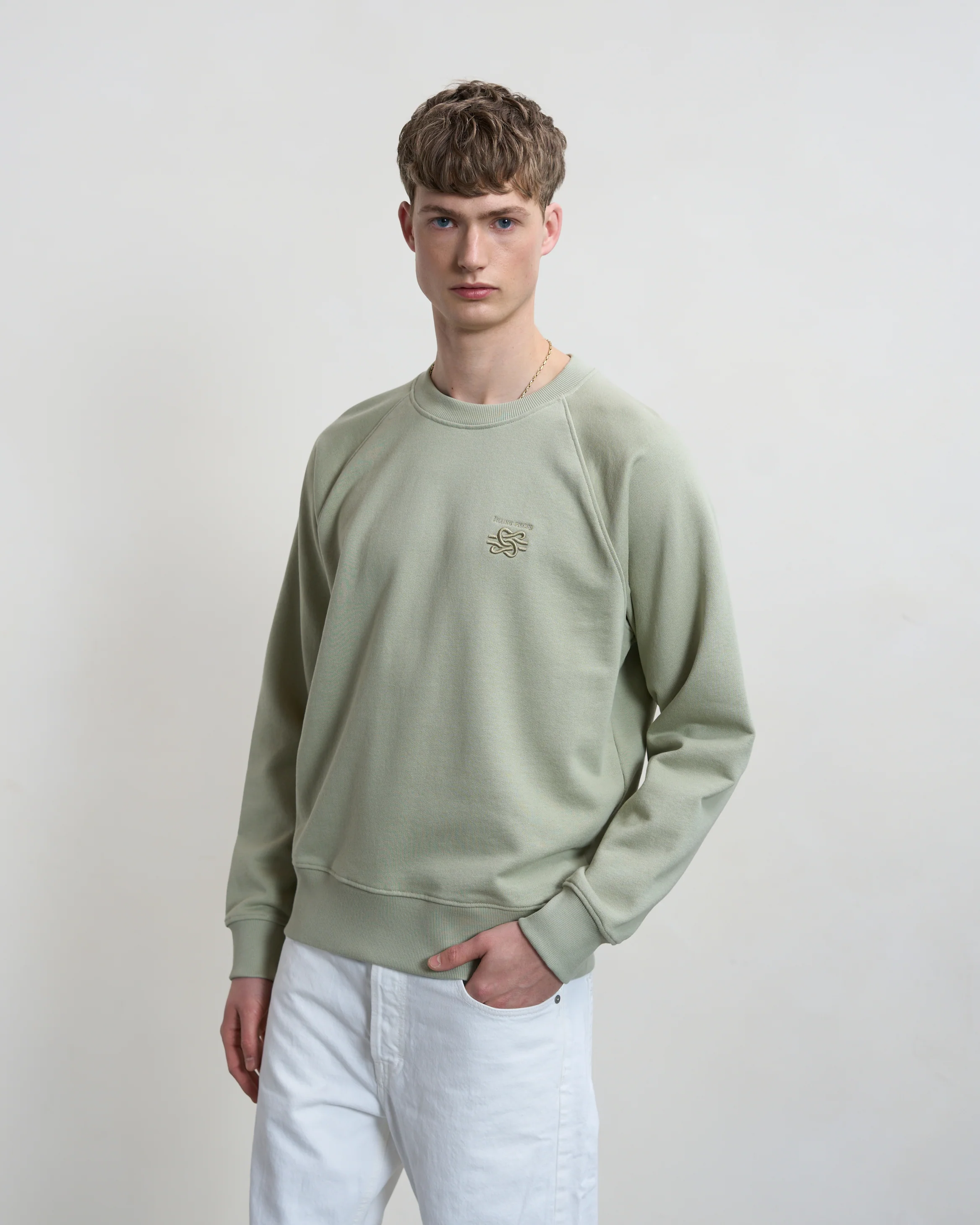 Sweatshirt Embroidered Knot Tea - Image 4