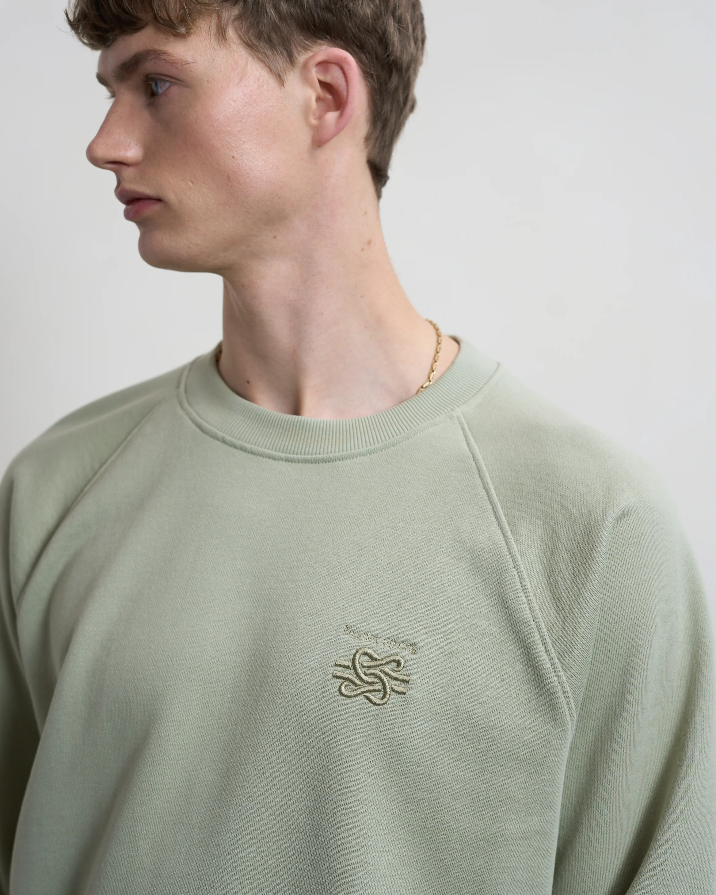 Sweatshirt Embroidered Knot Tea - Image 6