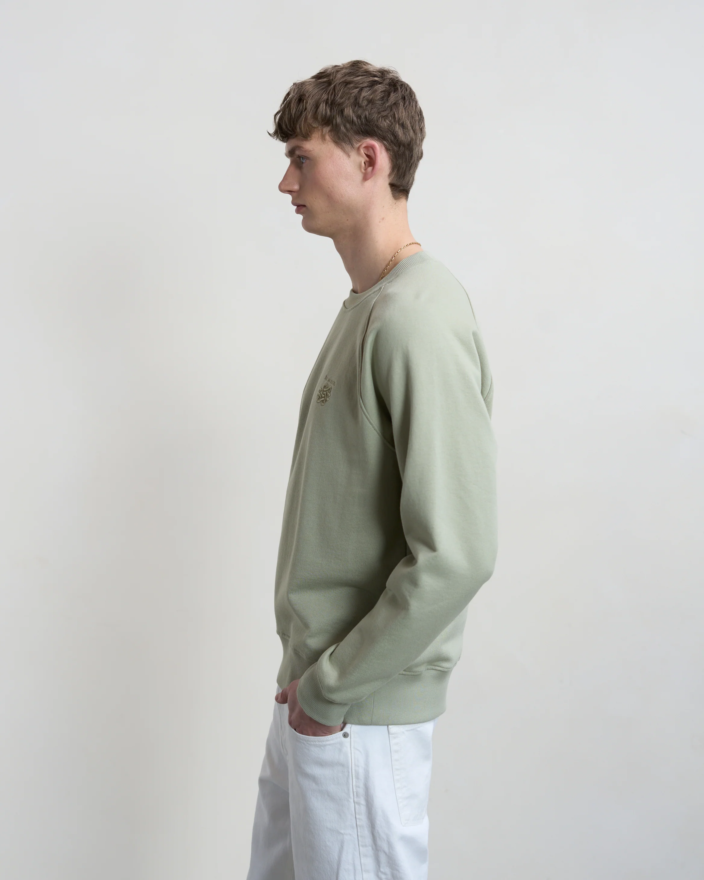 Sweatshirt Embroidered Knot Tea - Image 7
