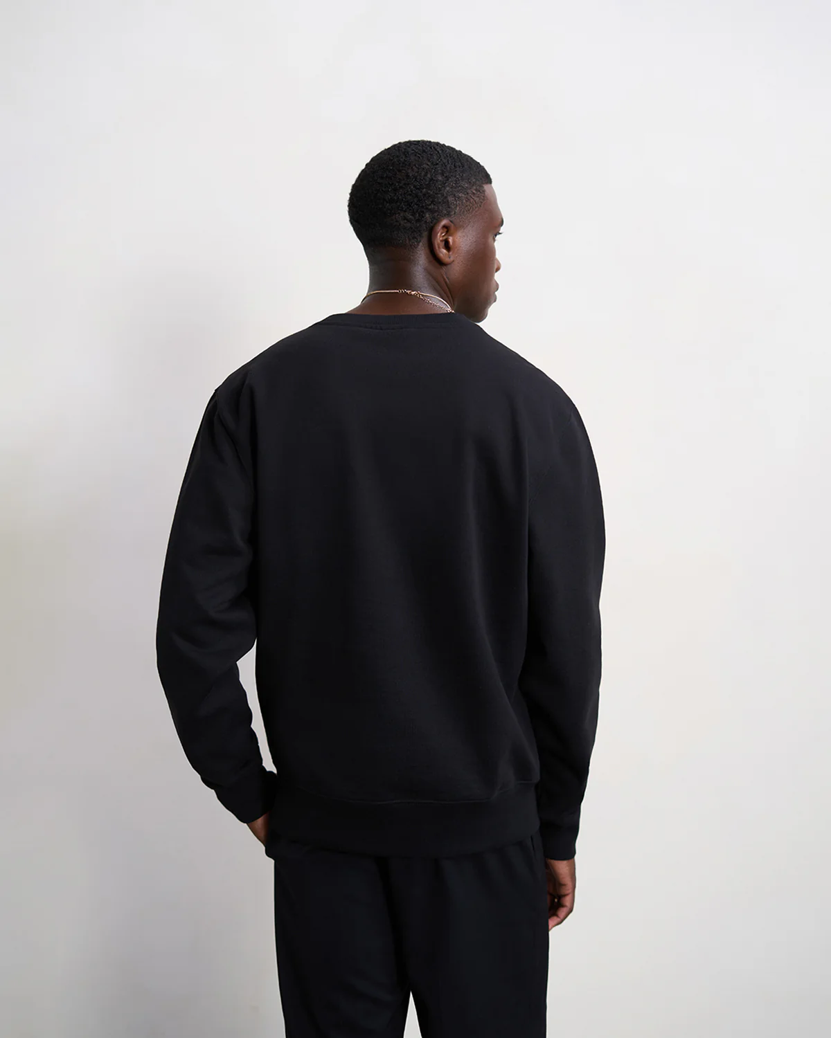 Sweatshirt Gowtu Tonal Black - Image 6