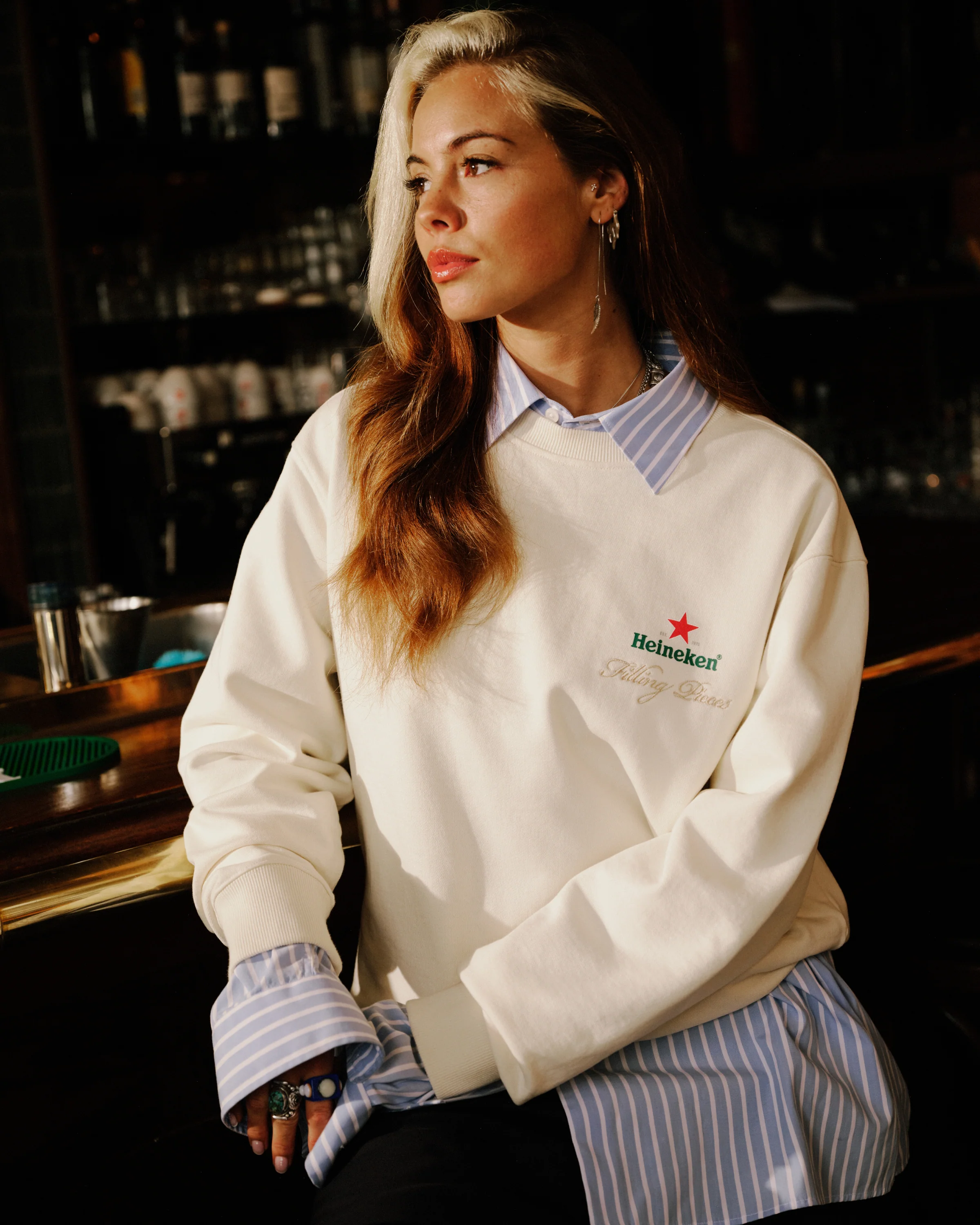 Sweatshirt Heineken Cafe Antique White - Image 4