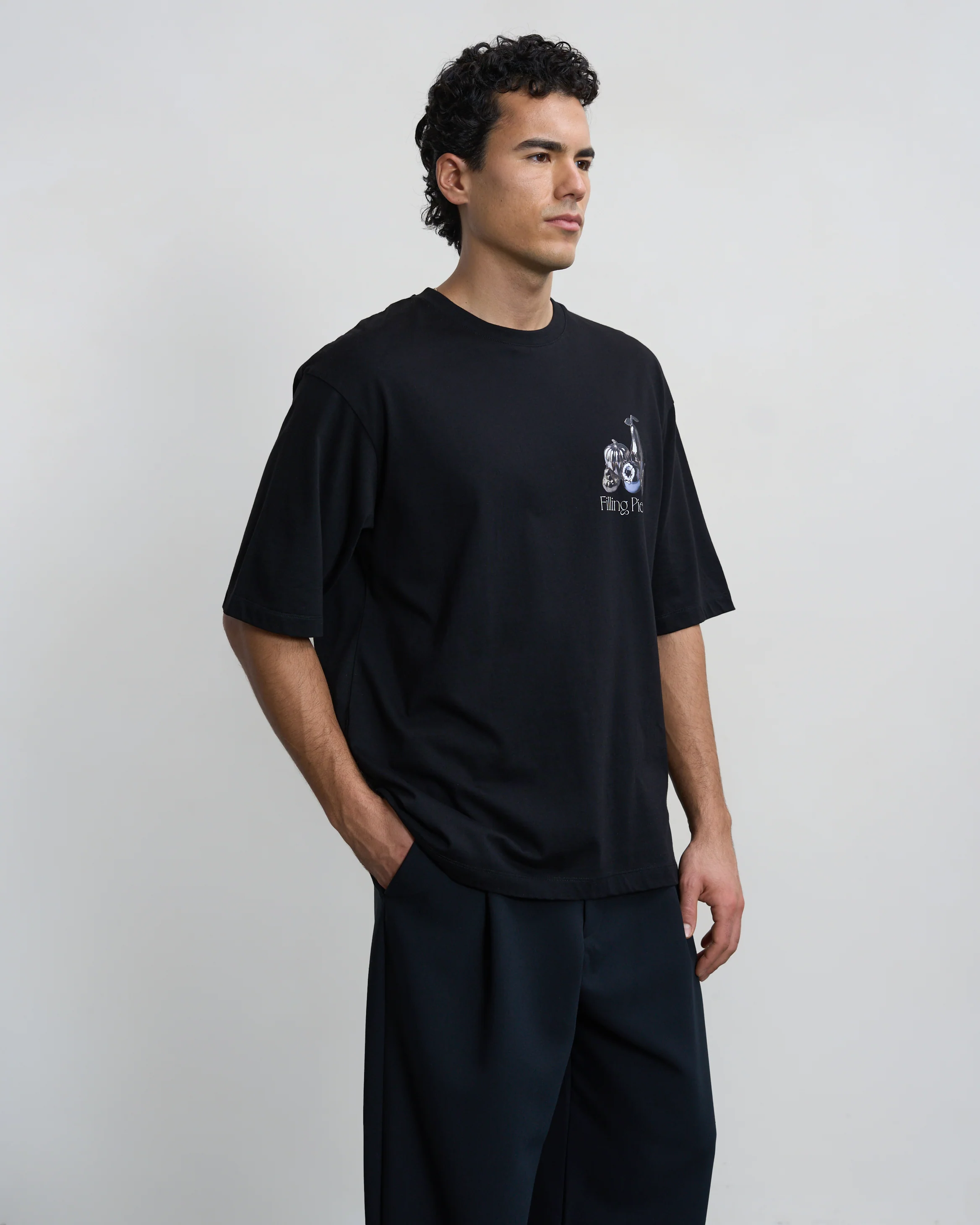 T-shirt Boxy Chrome Fruit Black - Image 8