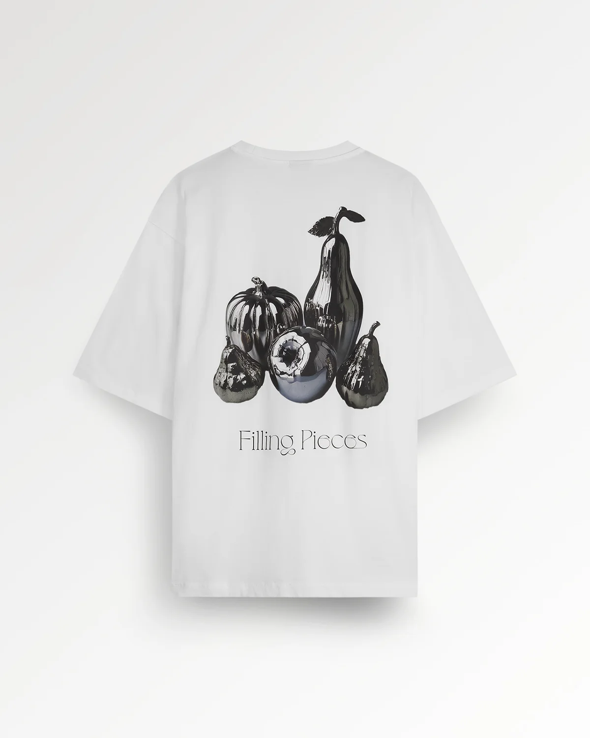 T-shirt Boxy Chrome Fruit White