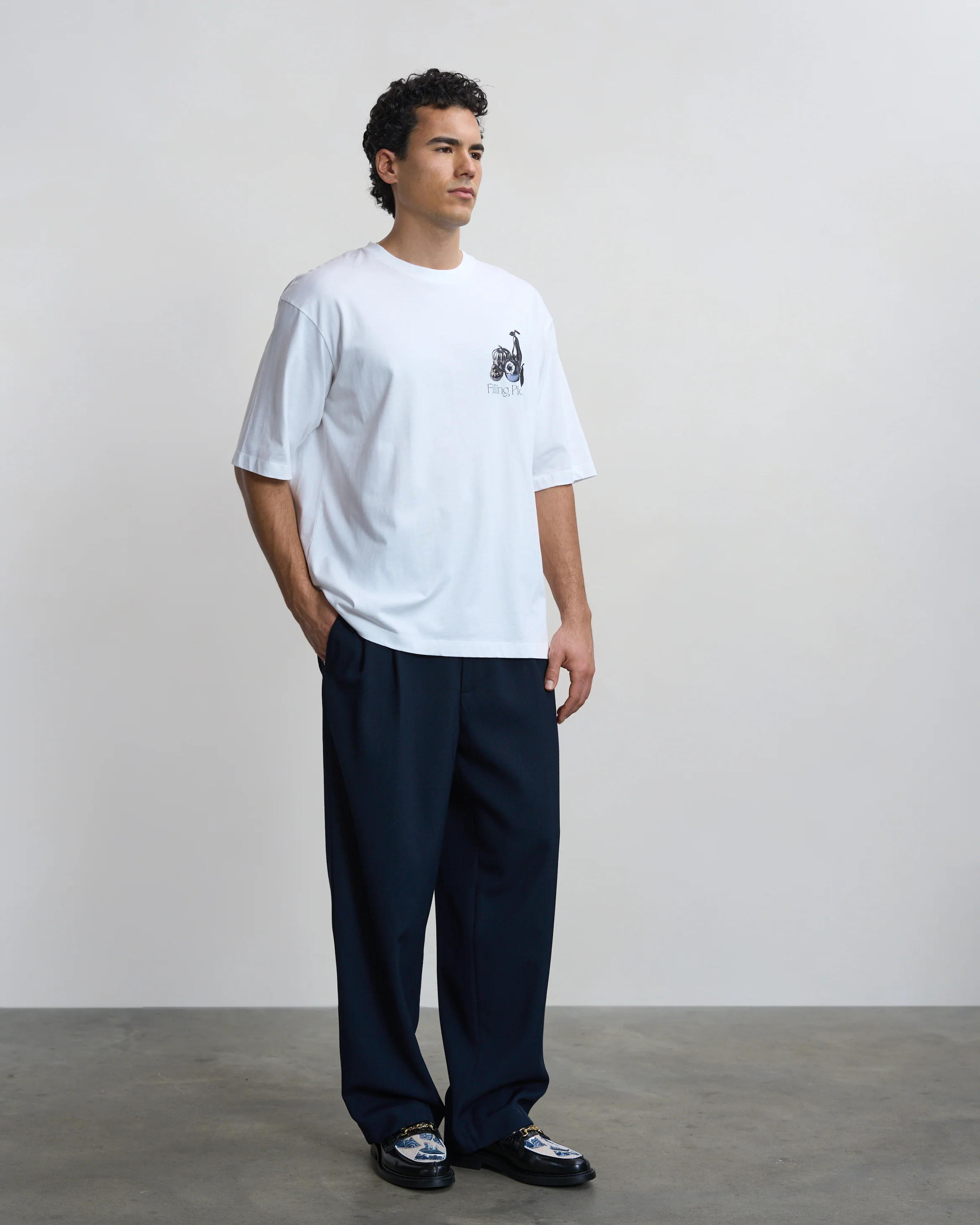 T-shirt Boxy Chrome Fruit White - Image 4