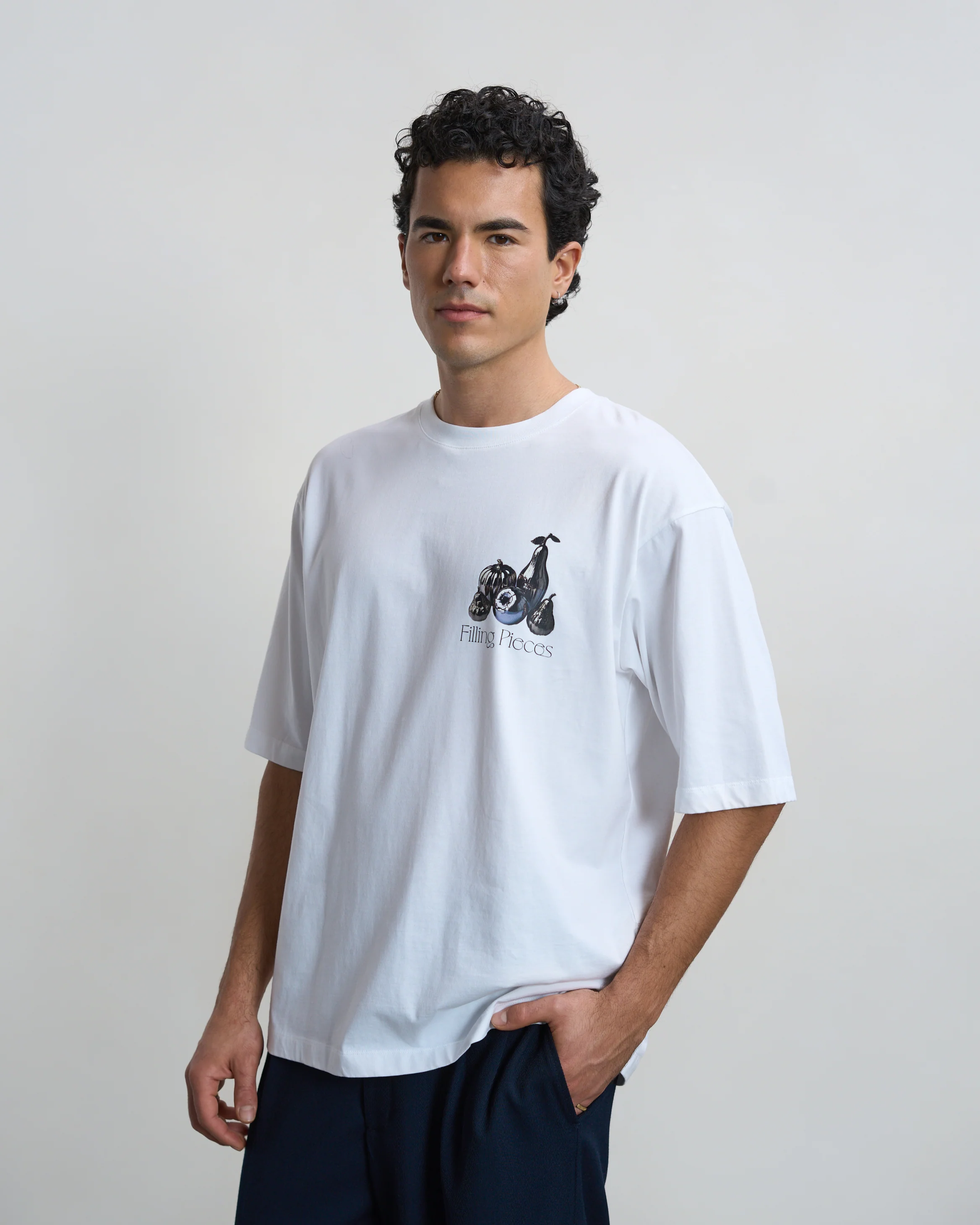 T-shirt Boxy Chrome Fruit White - Image 7