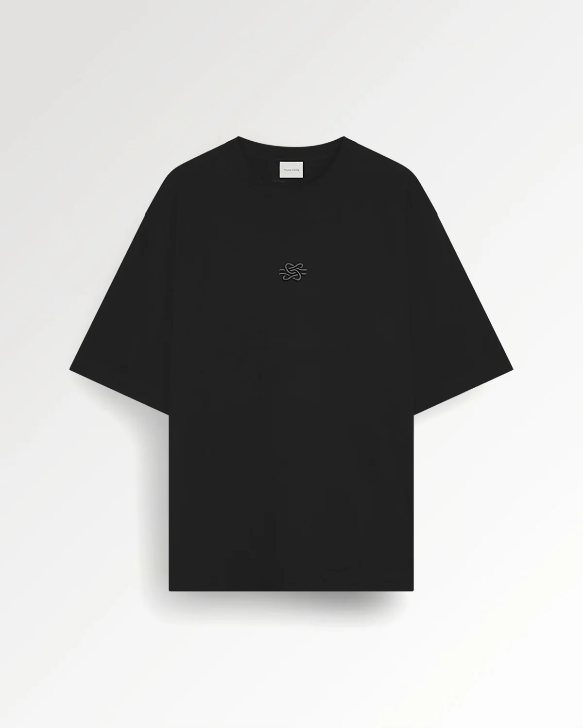T-shirt Boxy Embroidered Black - Image 3