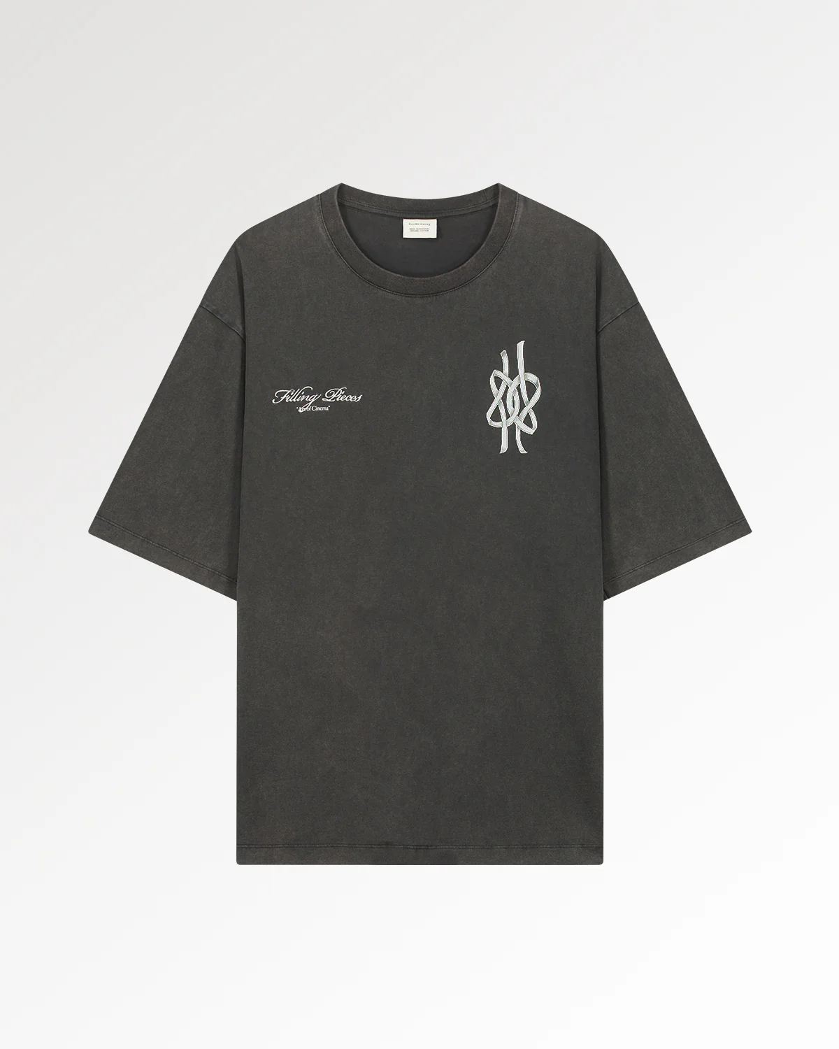 T-Shirt Boxy Film Strip Vintage Black - Image 2