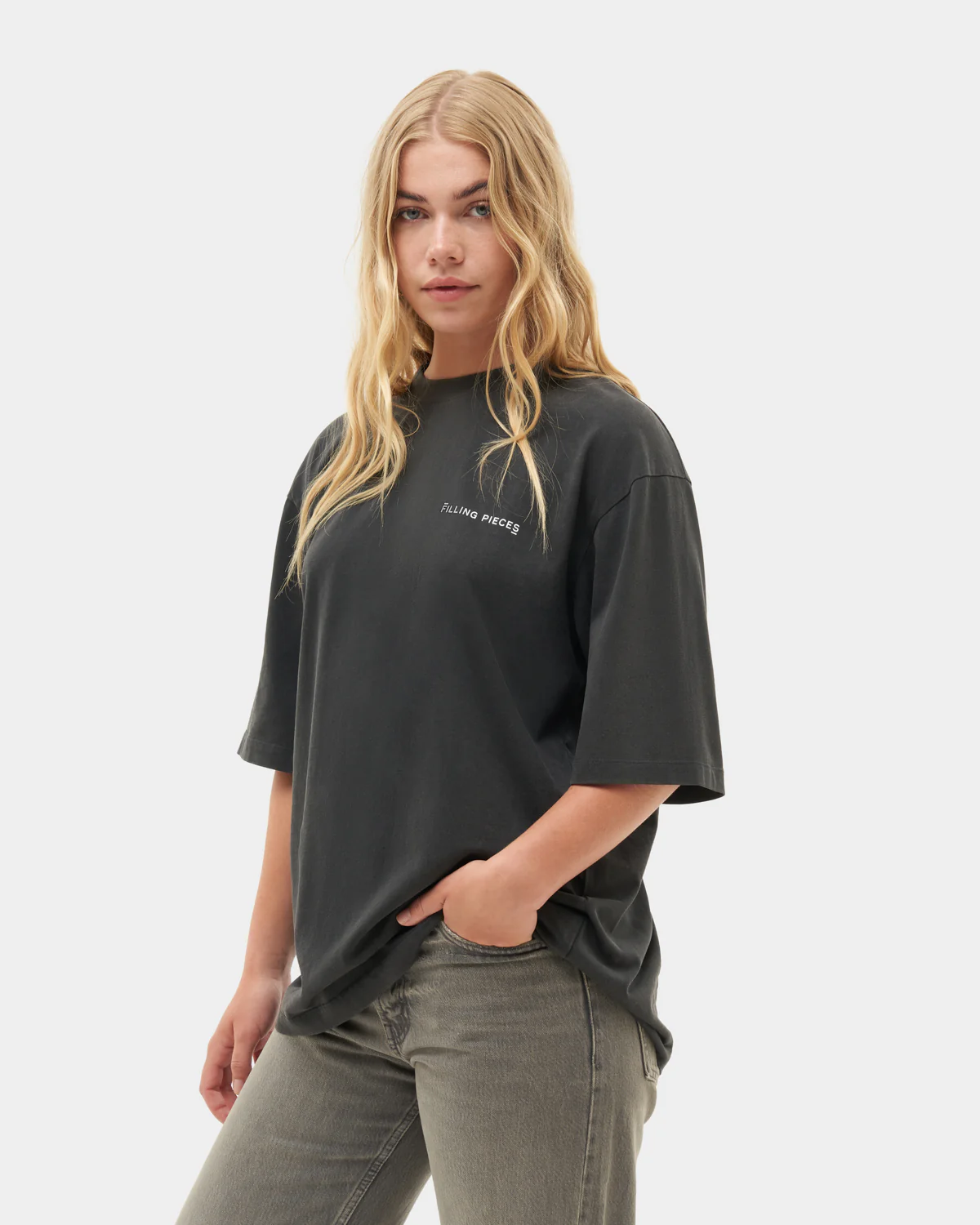 T-Shirt Boxy Vintage Black - Image 7