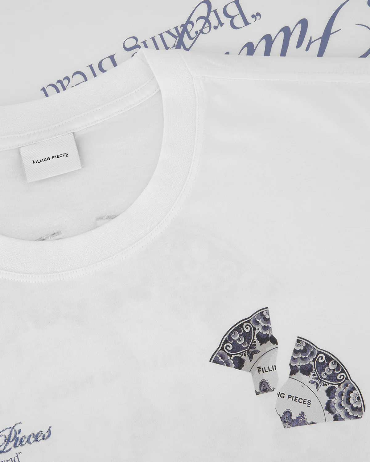 T-shirt Broken Plate White - Image 3
