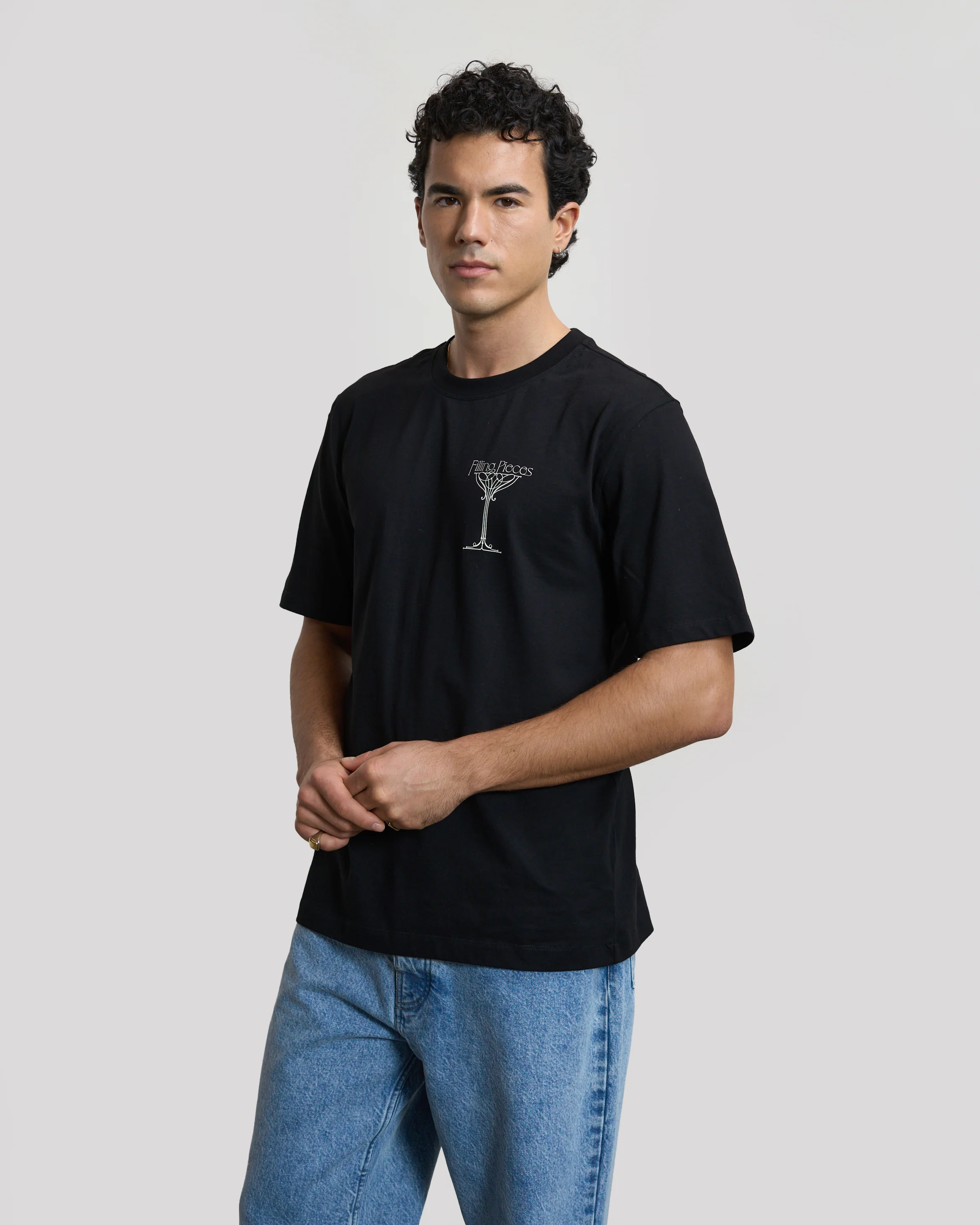T-shirt Champagne Black - Image 4