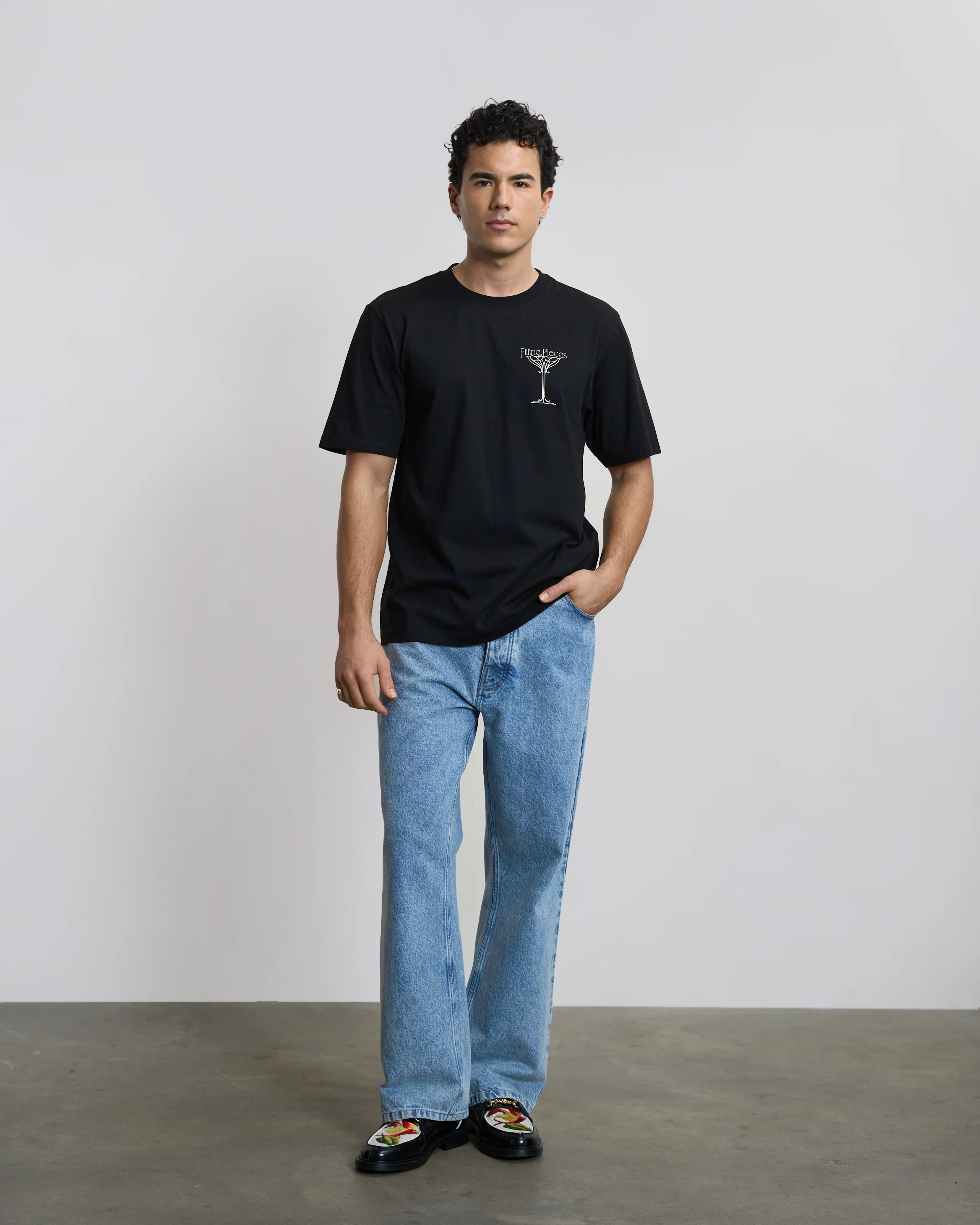 T-shirt Champagne Black - Image 7