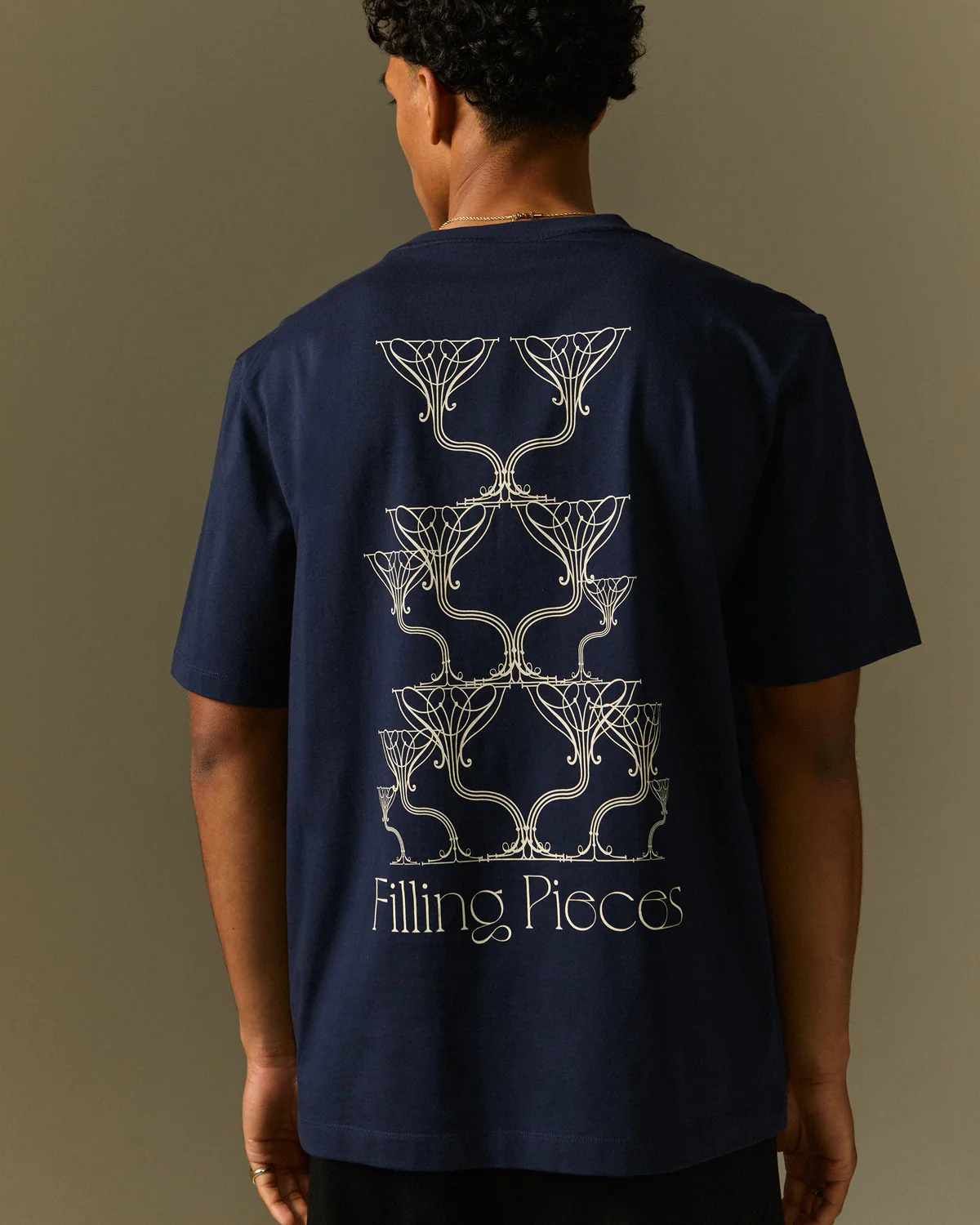 T-shirt Champagne Maritime Blue - Image 4