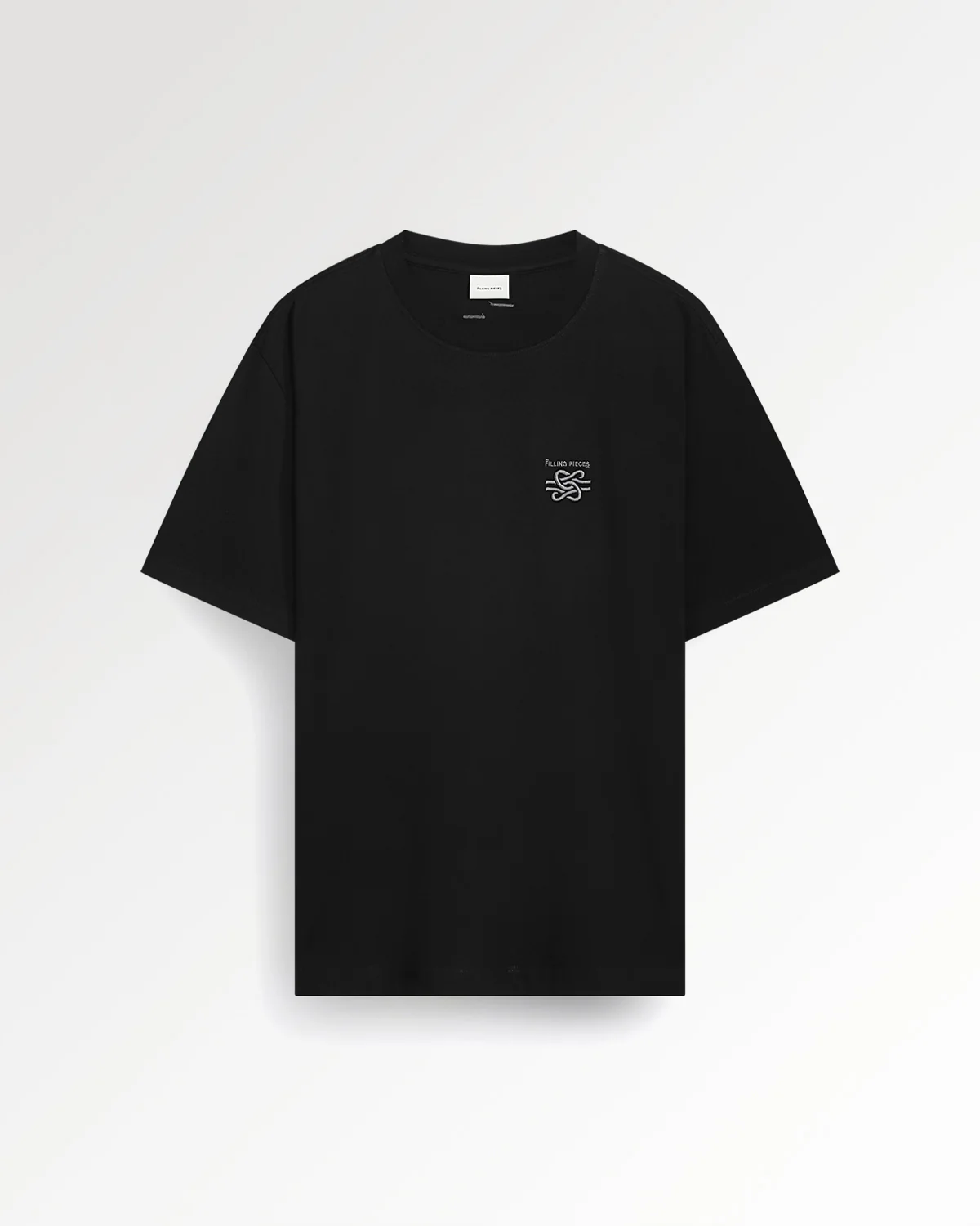 T-shirt Embroidered Knot Black - Image 3